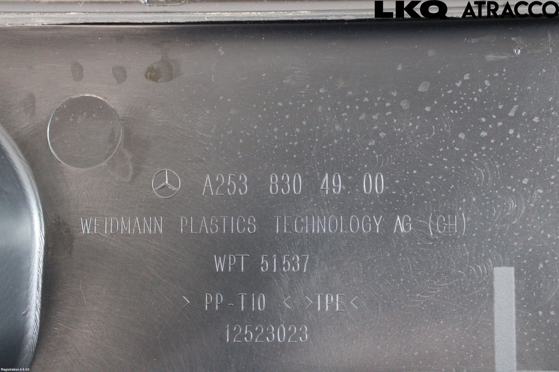 Mercedes-Benz MB GLC-KLASS (X253/C253) 15-22 Visker Deksel-Grill-Under Frr