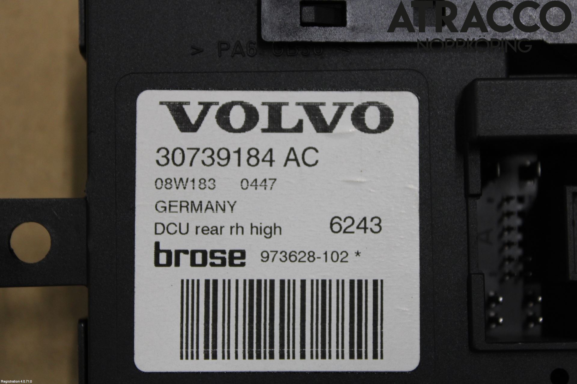 Volvo V50 08-12 Vindusheismotor