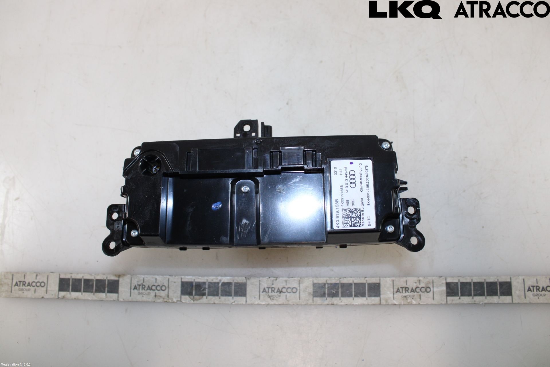Audi E-TRON, S GE 19- Varmeapparat Panel(Regulering)