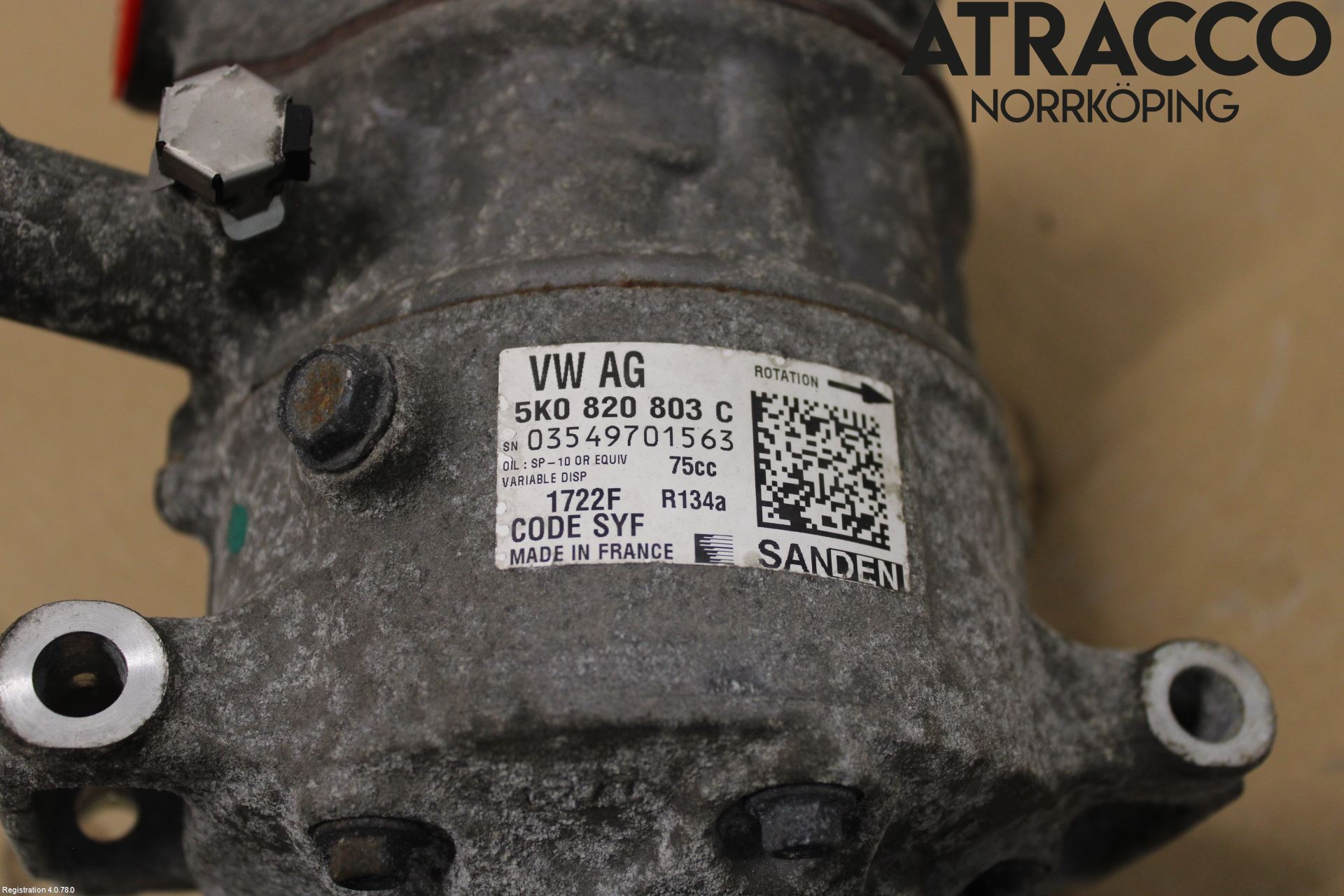 Audi Q3 8U 12-18 Varme Ac Kompressor