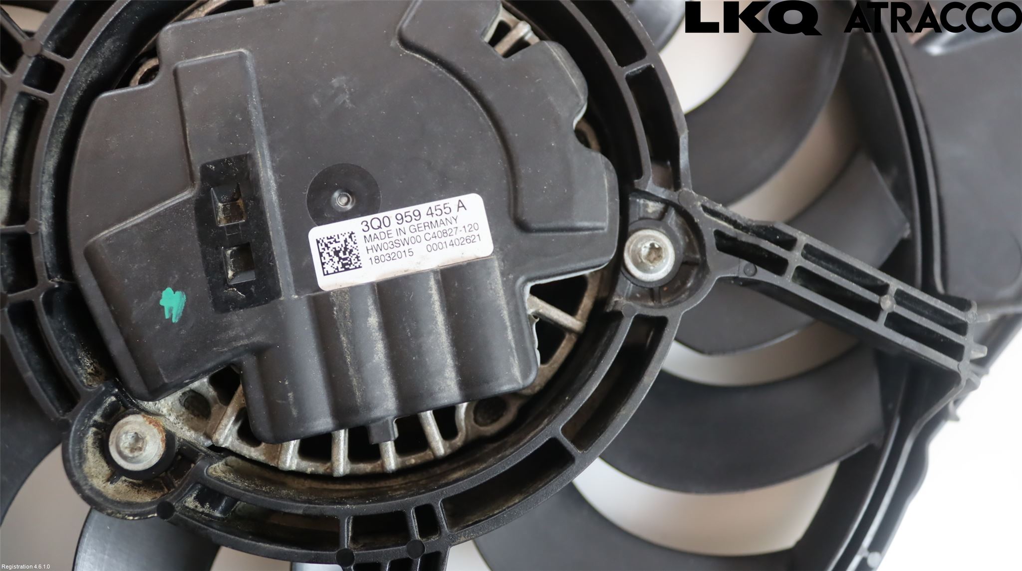 Volkswagen VW PASSAT 15-19 Kjølevifte Elektrisk