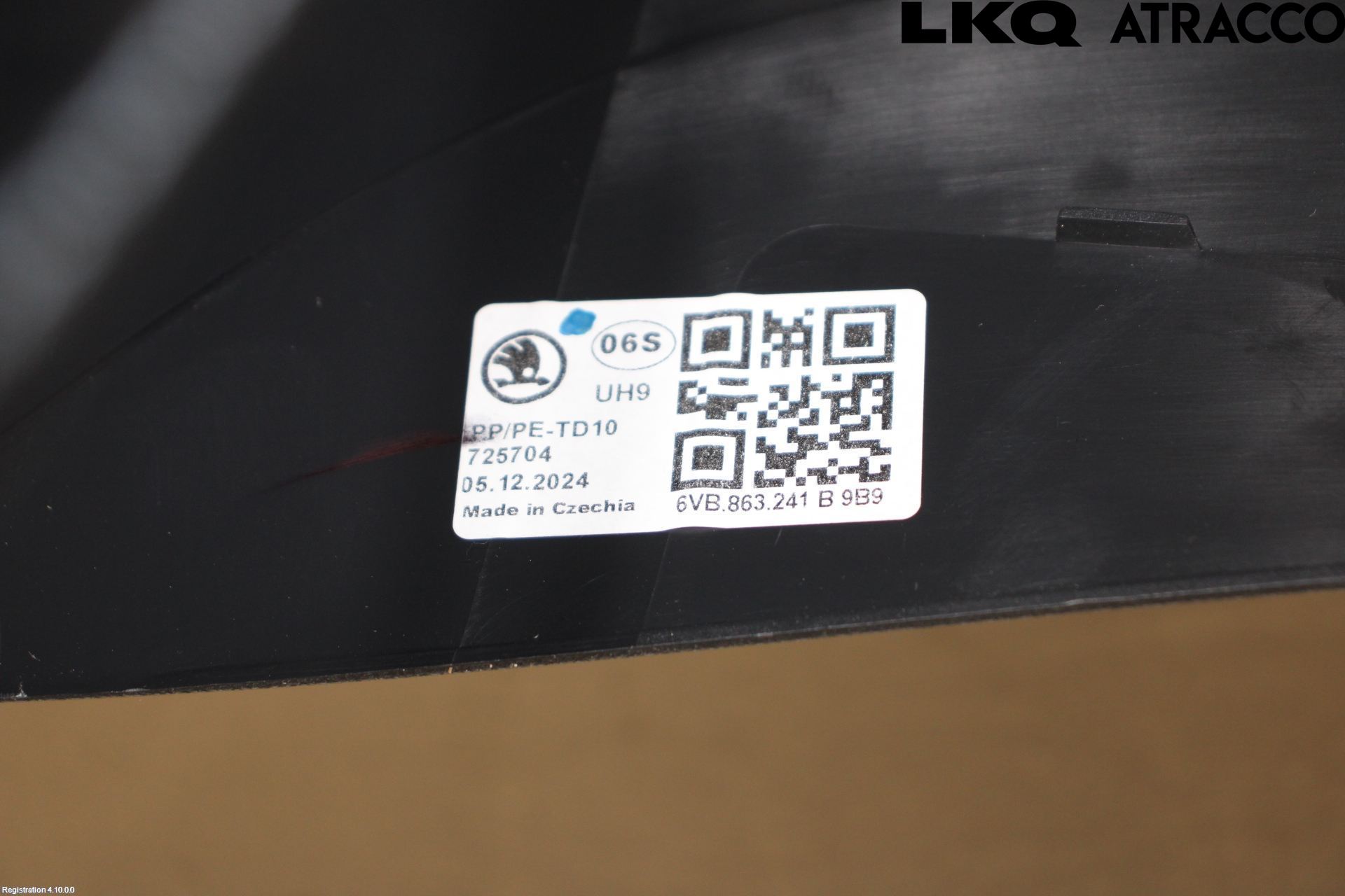 Skoda FABIA 22- Innr Konsoll-Lomme