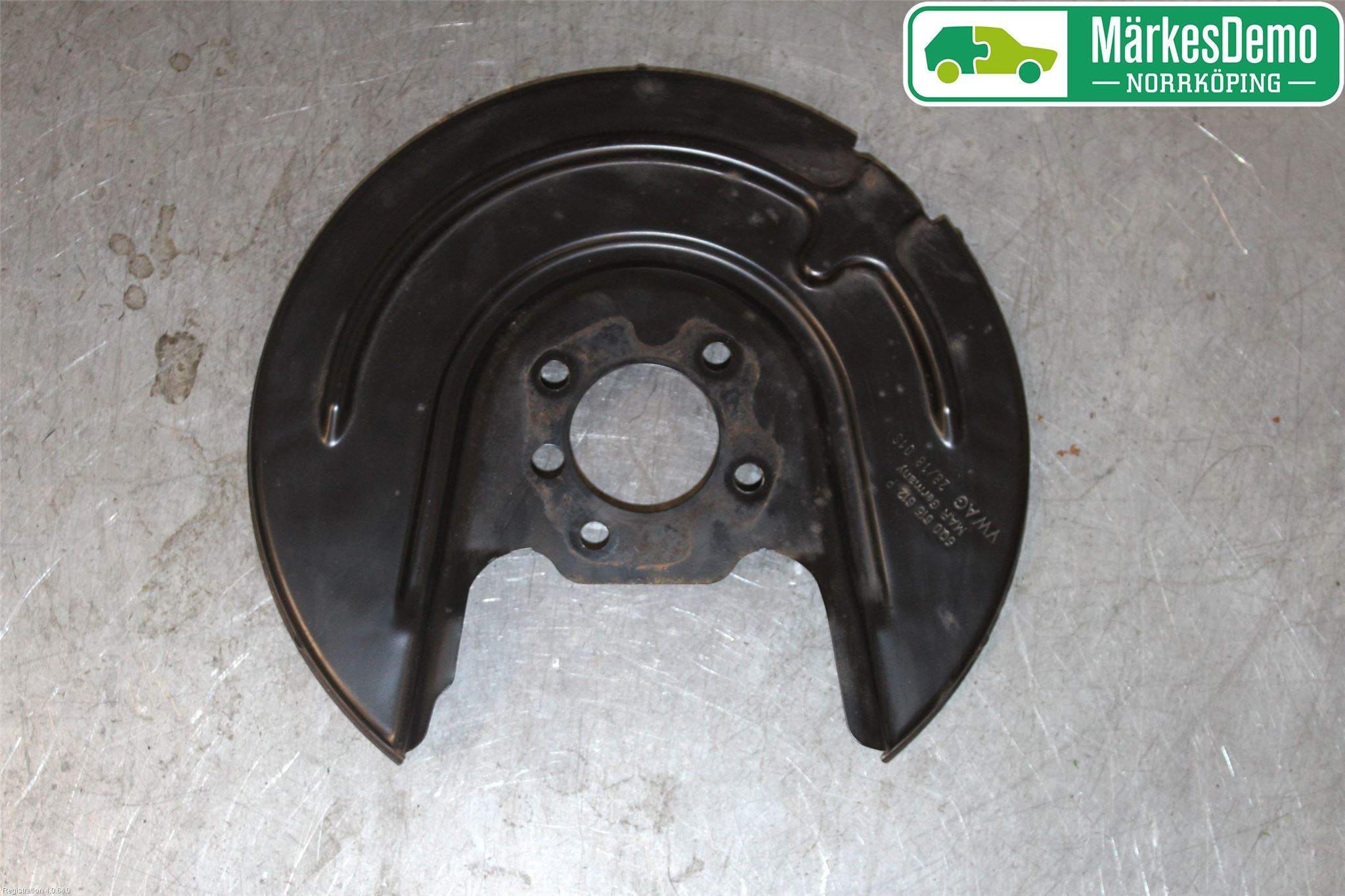 Volkswagen VW GOLF / E-GOLF VII 13-20 Bremseskjold Bak