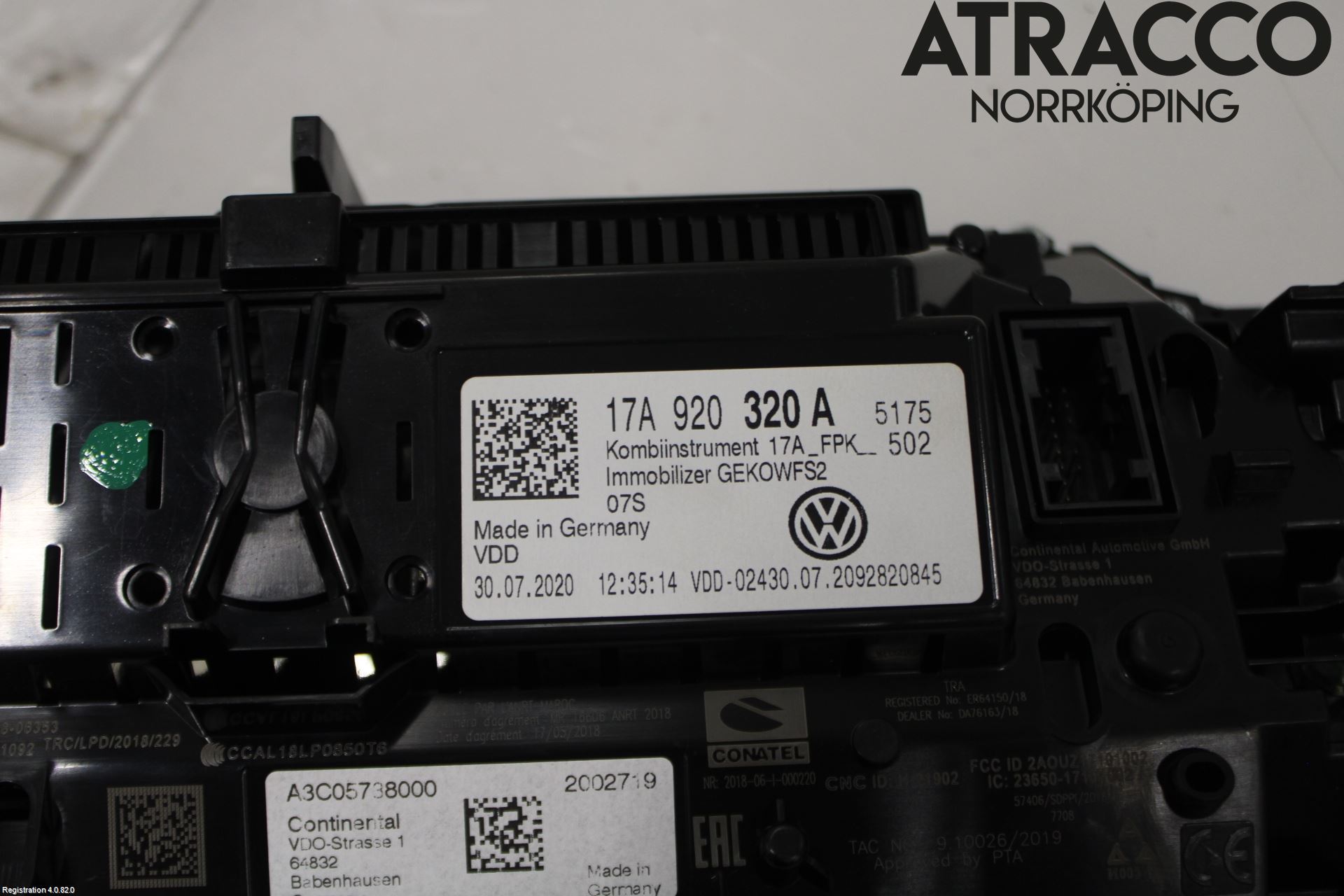 Volkswagen VW T-ROC 18- Instr Kombinert