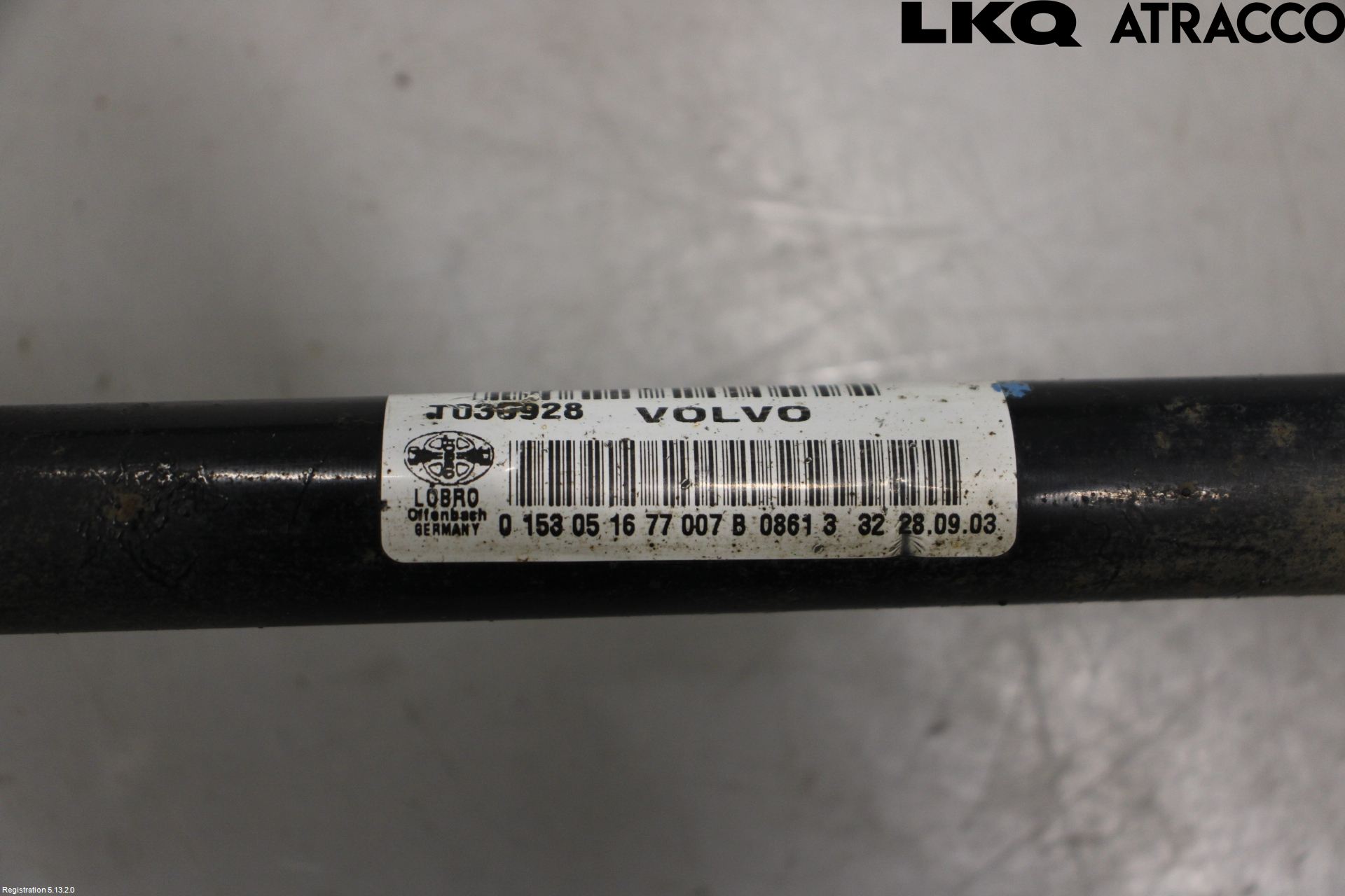 Volvo V70 00-04 Drivaksel Bak Kompl Høyre