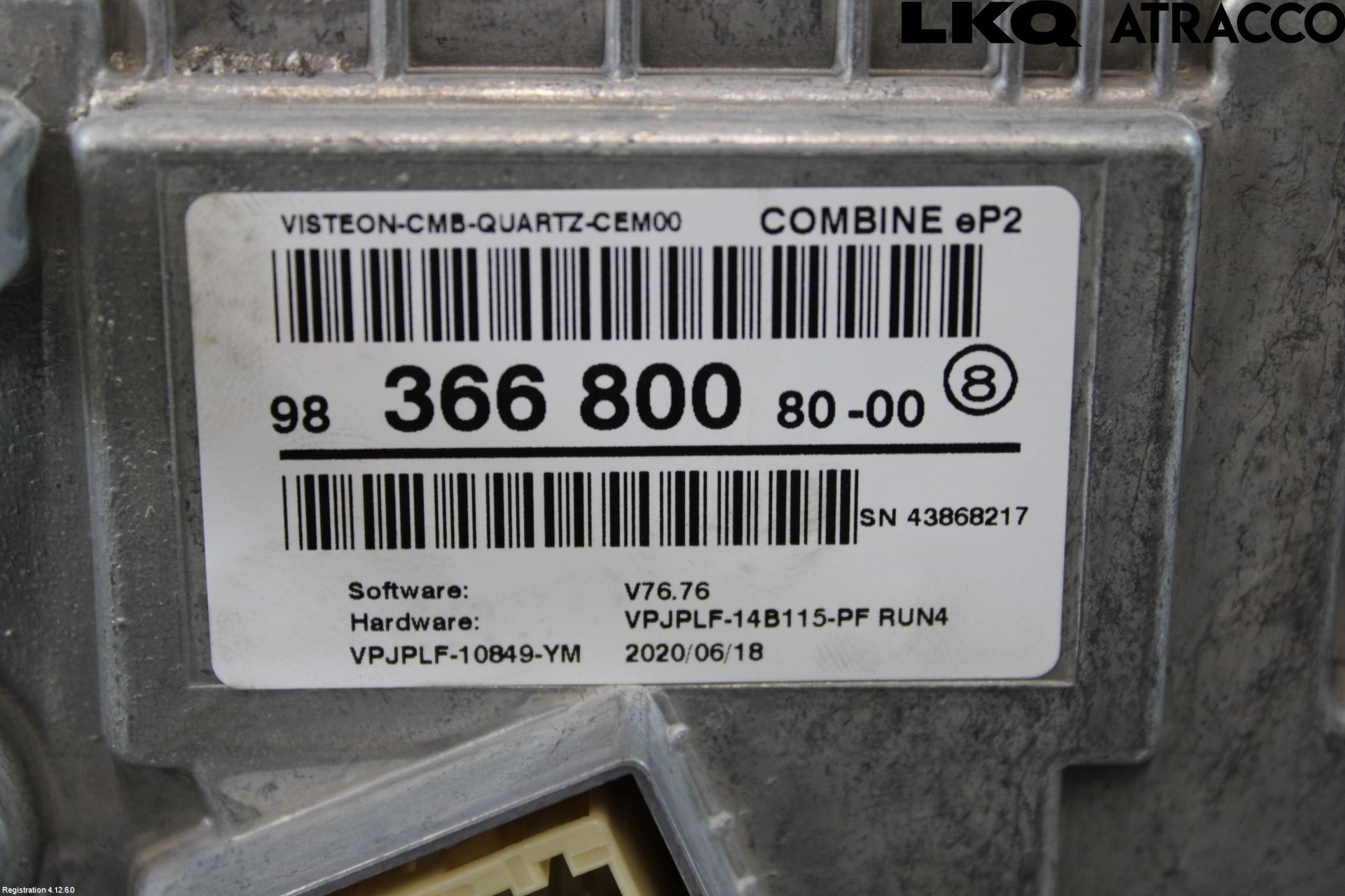 Peugeot 208/E-208 20- Instr Kombinert