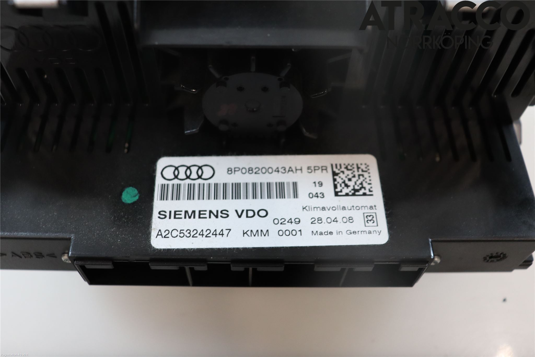 Audi A3/S3 05-13 Varmeapparat Panel(Regulering)