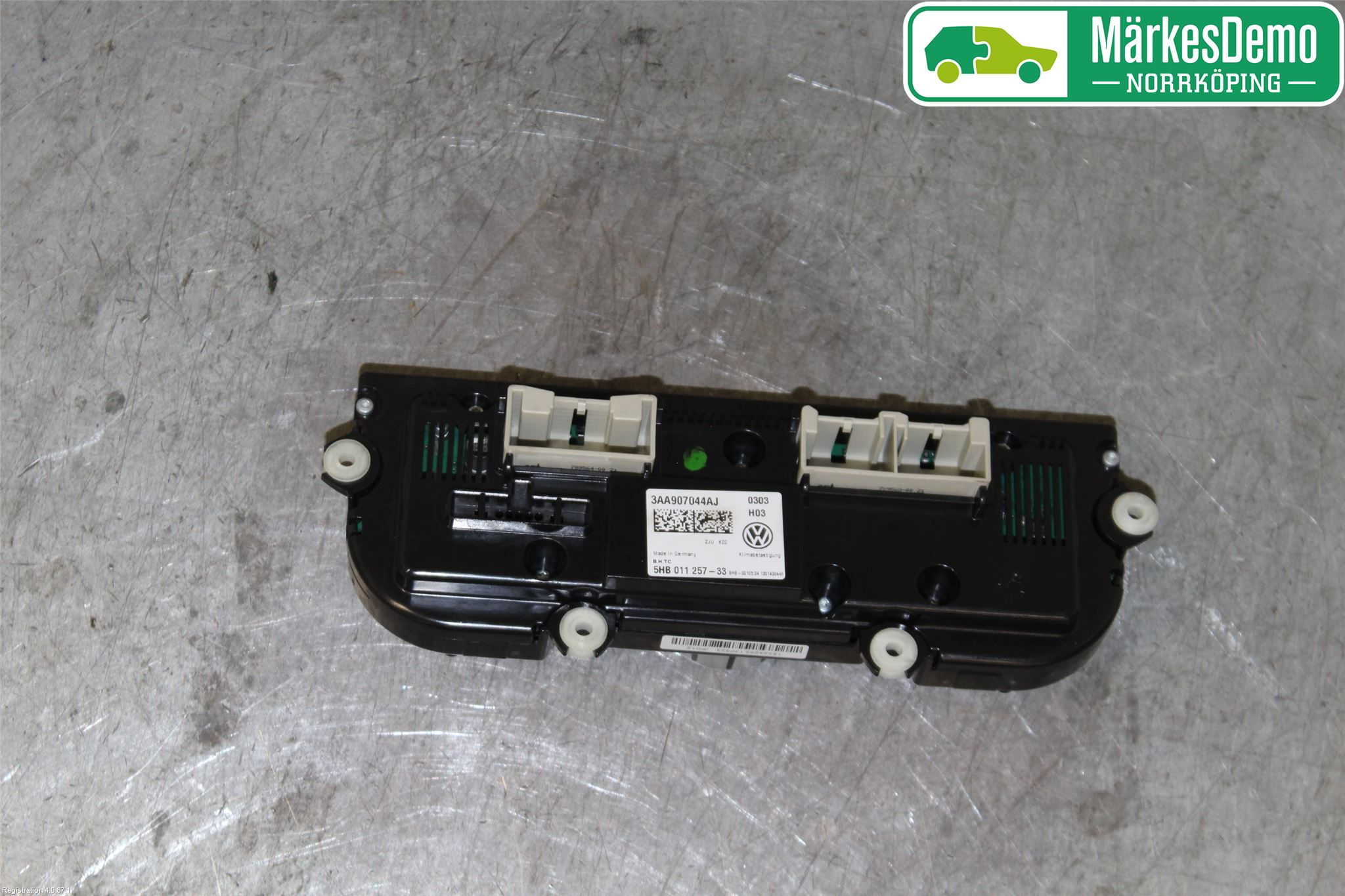 Volkswagen VW PASSAT 11-14 Varmeapparat Panel(Regulering)