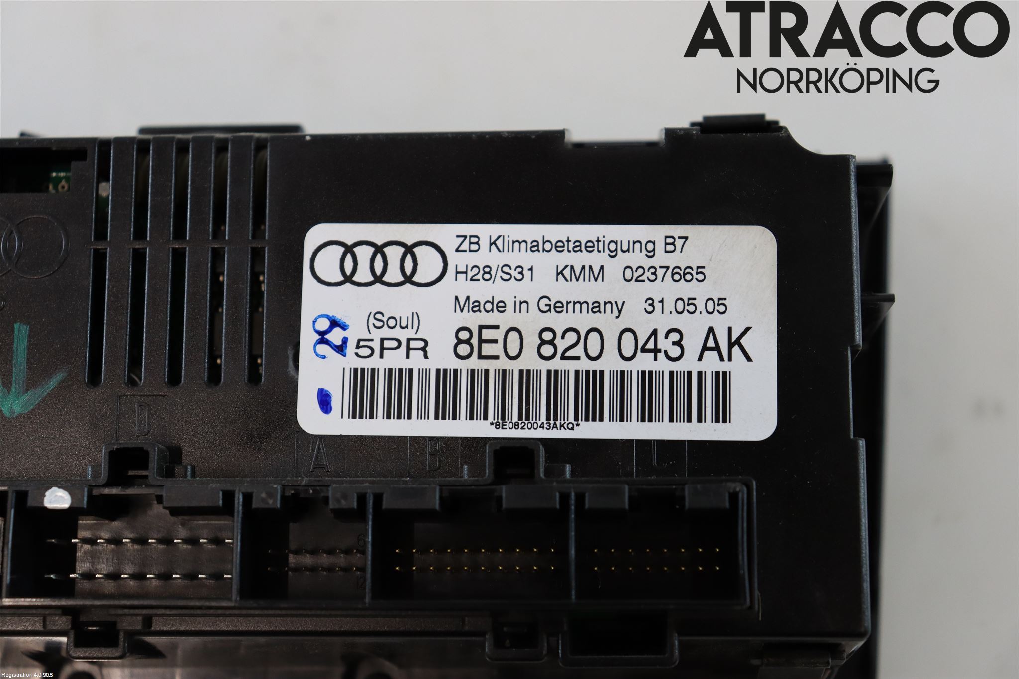 Audi A4/S4 05-07 Varmeapparat Panel(Regulering)