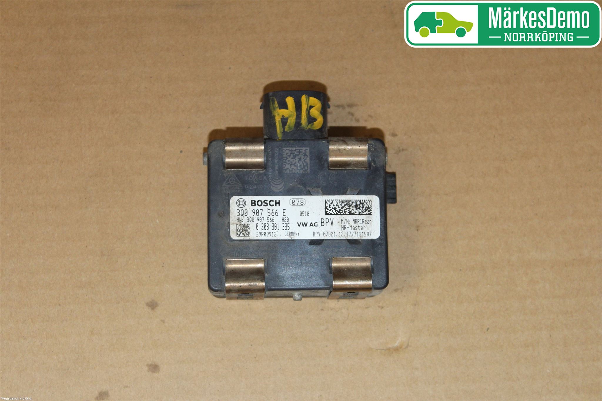 Volkswagen VW PASSAT 15-19 Sensor Kollisjonsbeskyttelse