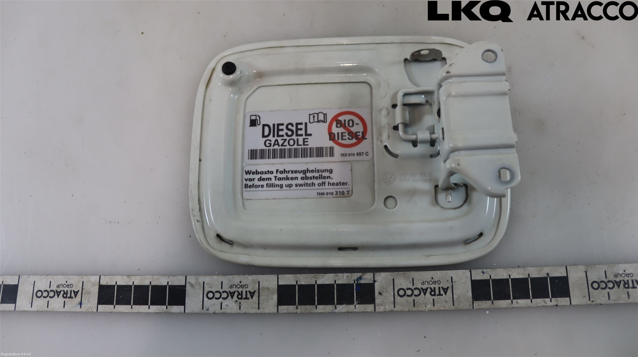Volkswagen VW CADDY      04-10 Drivstoff Tankluke