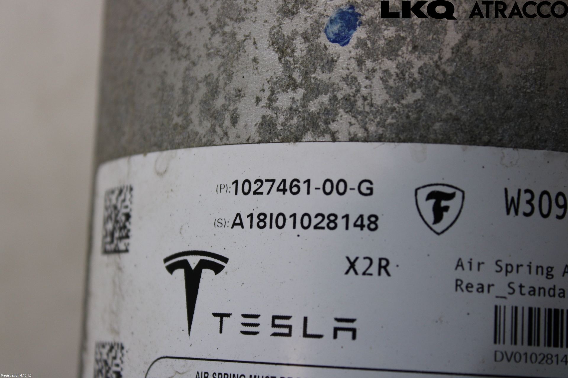 Tesla MODEL X 16- Nivåreg Belg - Luftpute