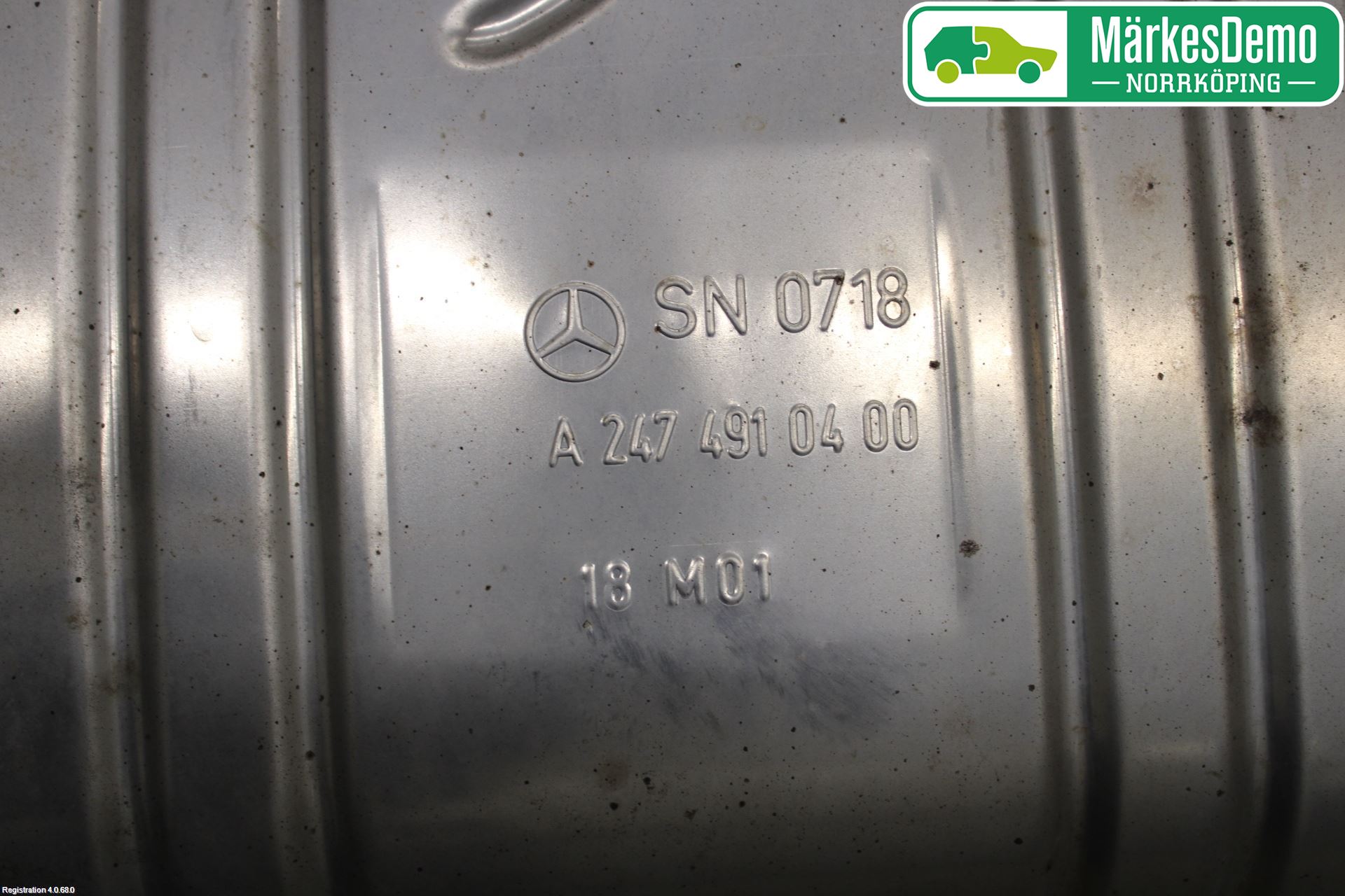 Mercedes-Benz MB A-KLASS (W177) 18- Eksos Halvsett