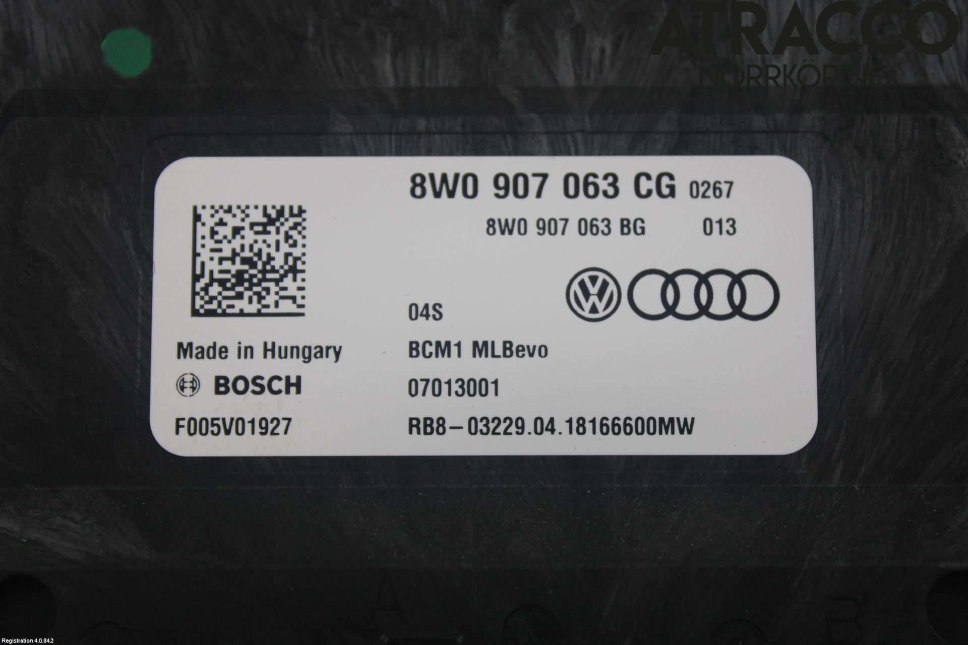Audi A4/S4 B9 16-19 Styreenhet Klima