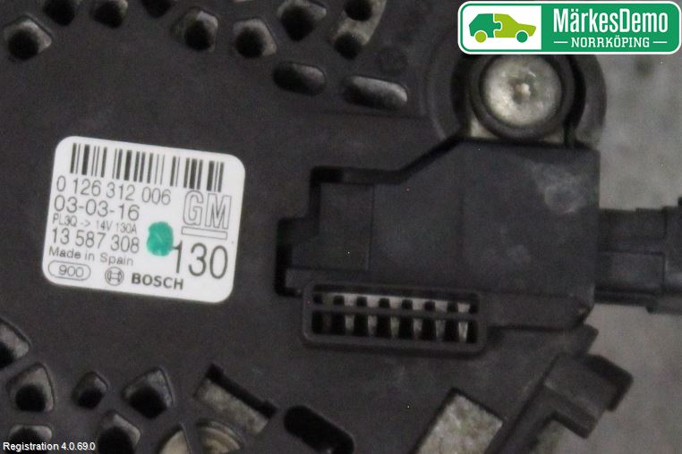 Opel ASTRA K 16-22 Dynamo