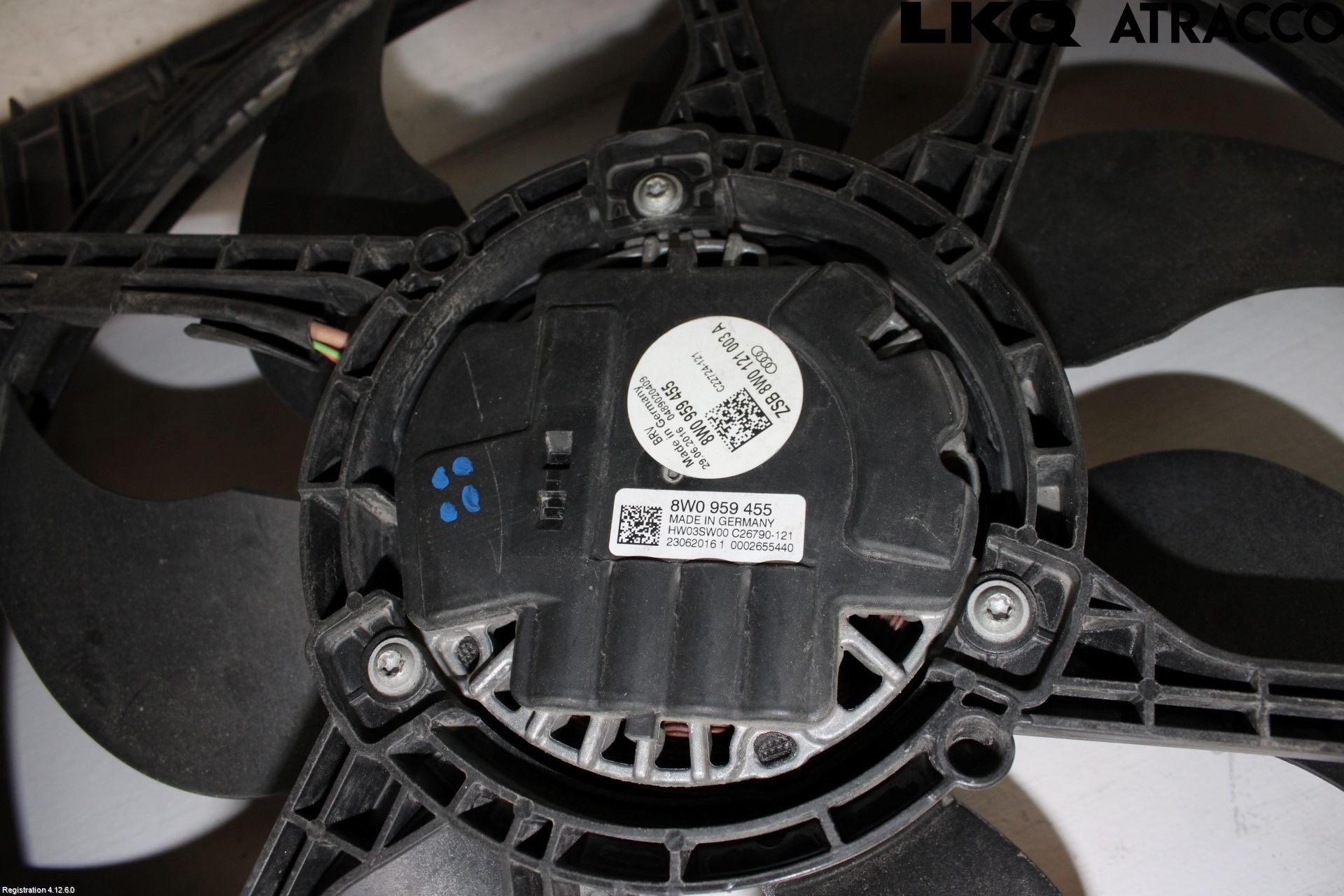 Audi A4/S4 B9 16-19 Kjølevifte Elektrisk
