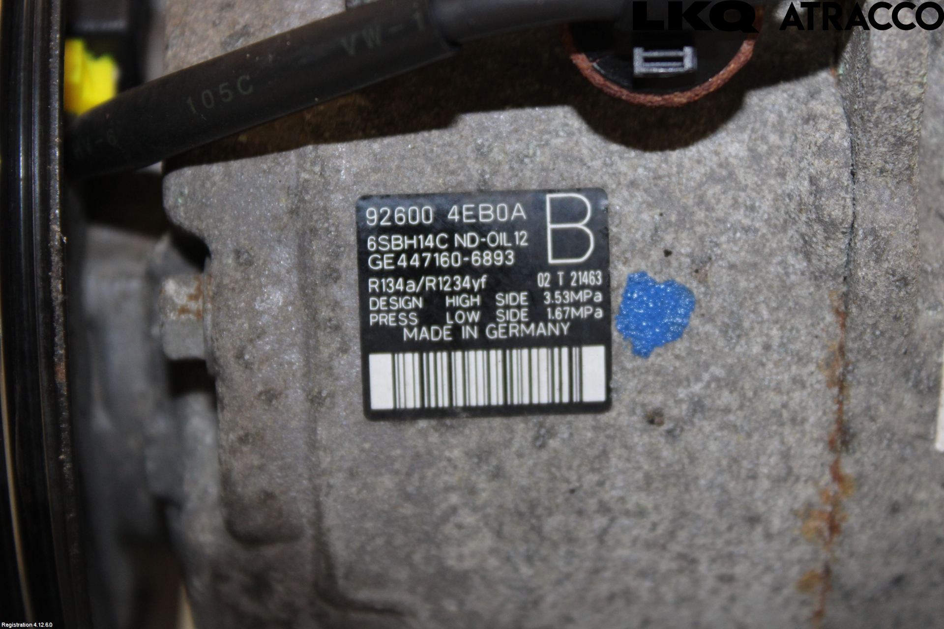Nissan QASHQAI 14-17 Varme Ac Kompressor