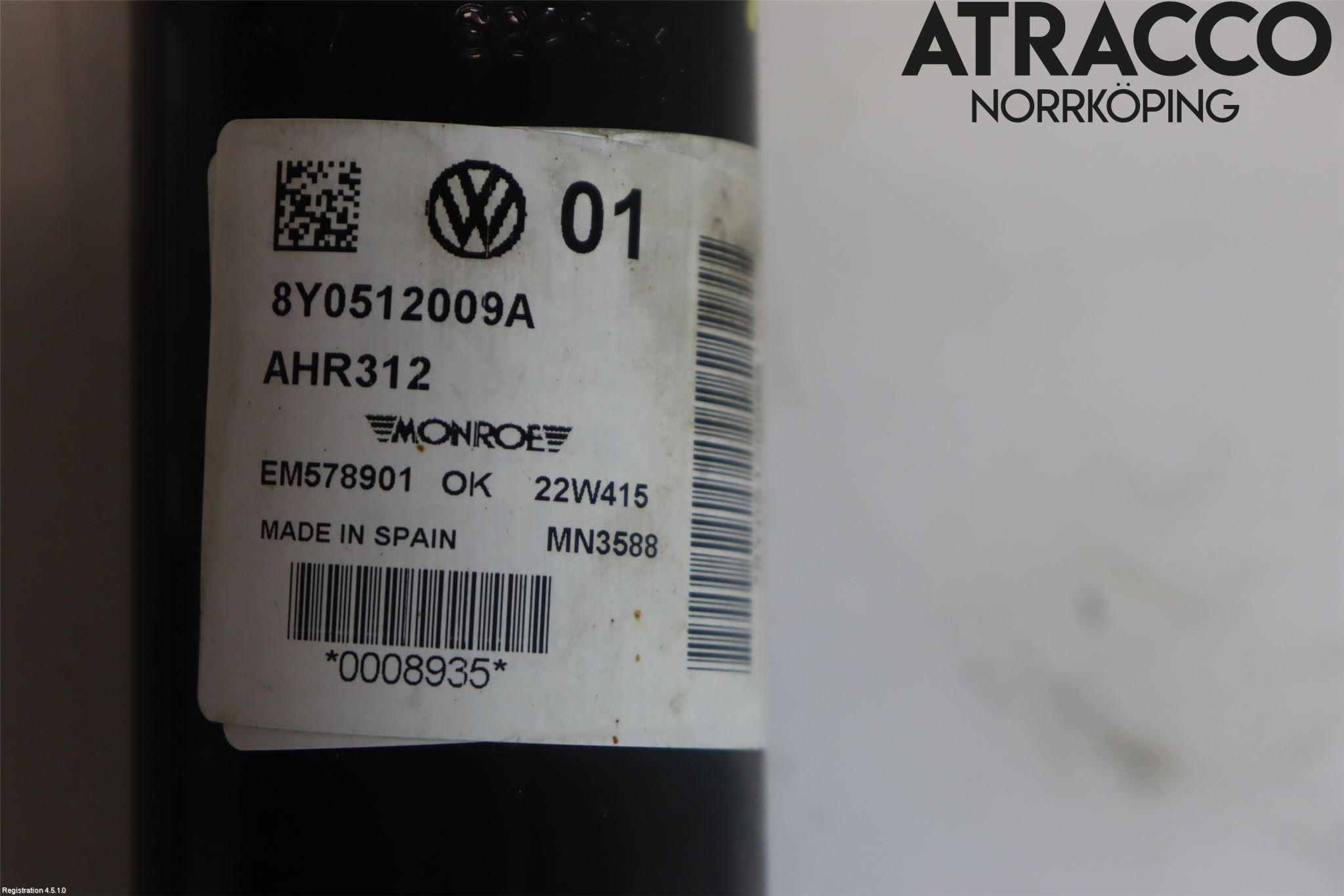Audi A3/S3 8Y 21- Støtdemper Bak