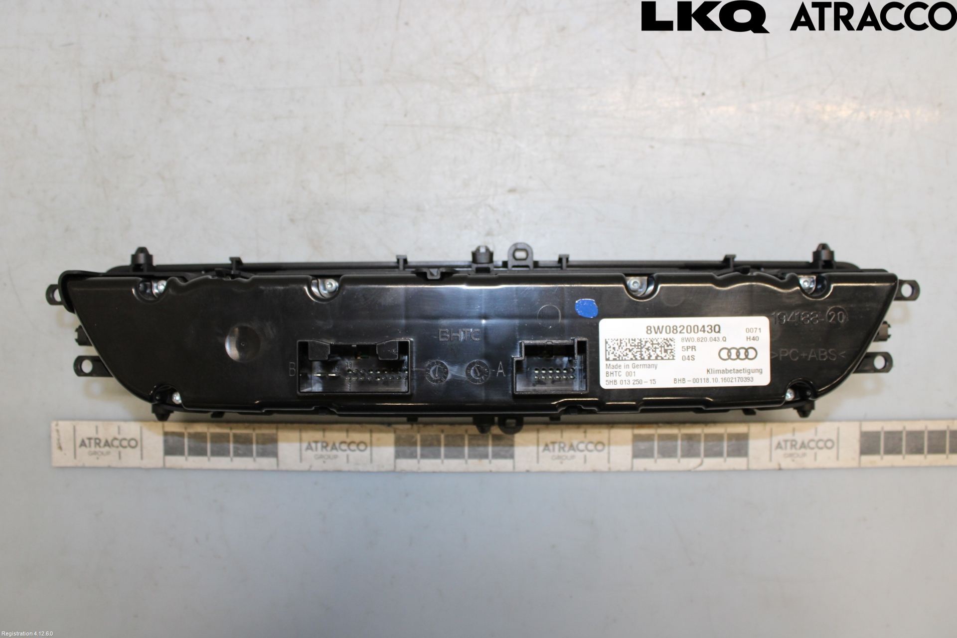 Audi A4/S4 B9 16-19 Varmeapparat Panel(Regulering)