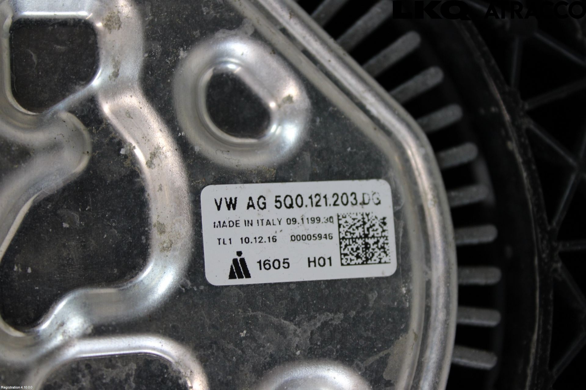 Volkswagen VW PASSAT 15-19 Kjølevifte Elektrisk