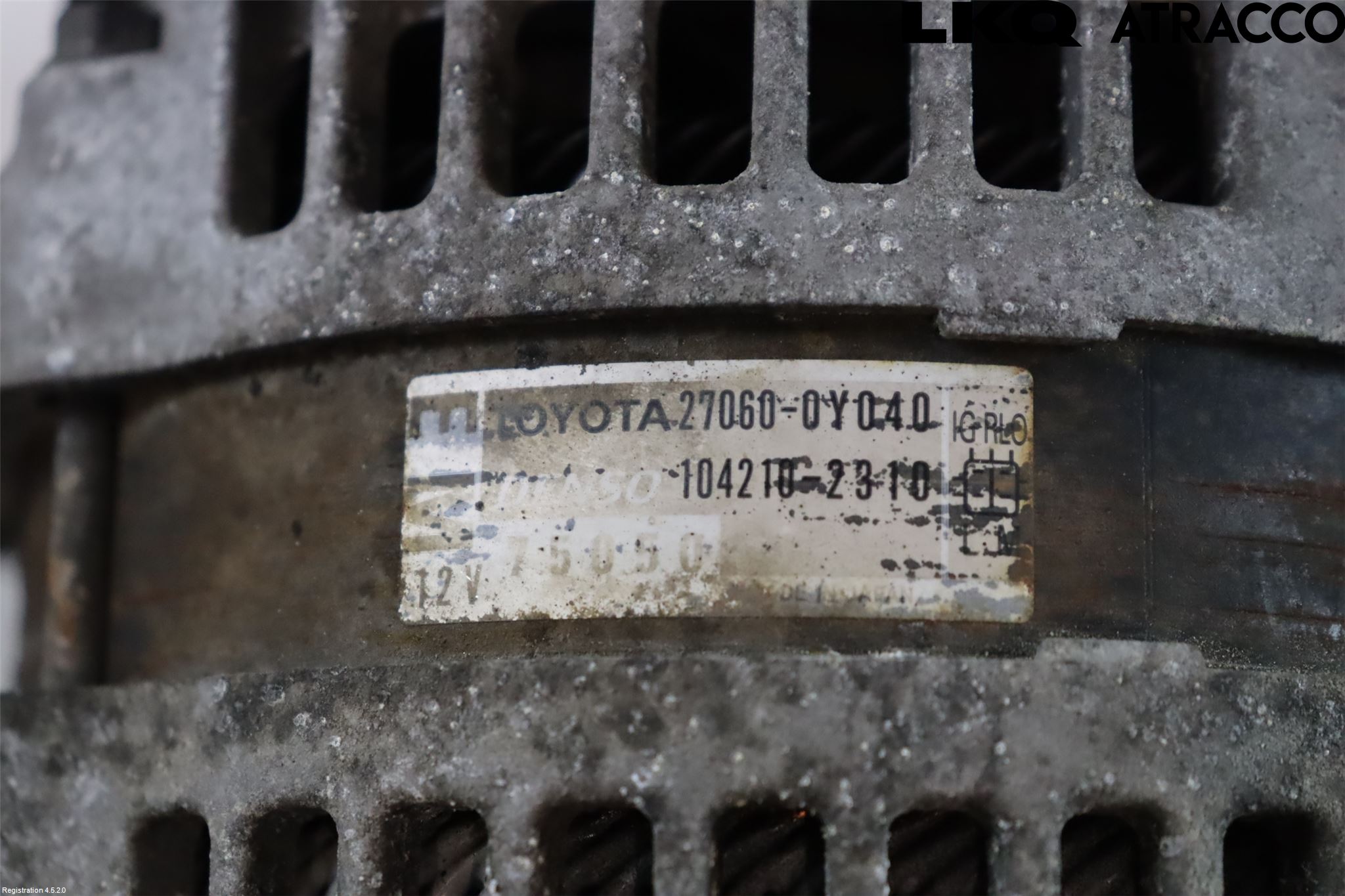 Toyota YARIS XP90 06-11 Dynamo