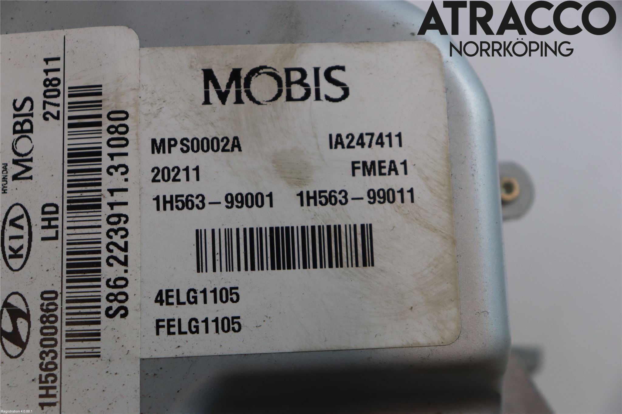 Kia CEED 06-12 Rattakselaggregat Innebygd Servo
