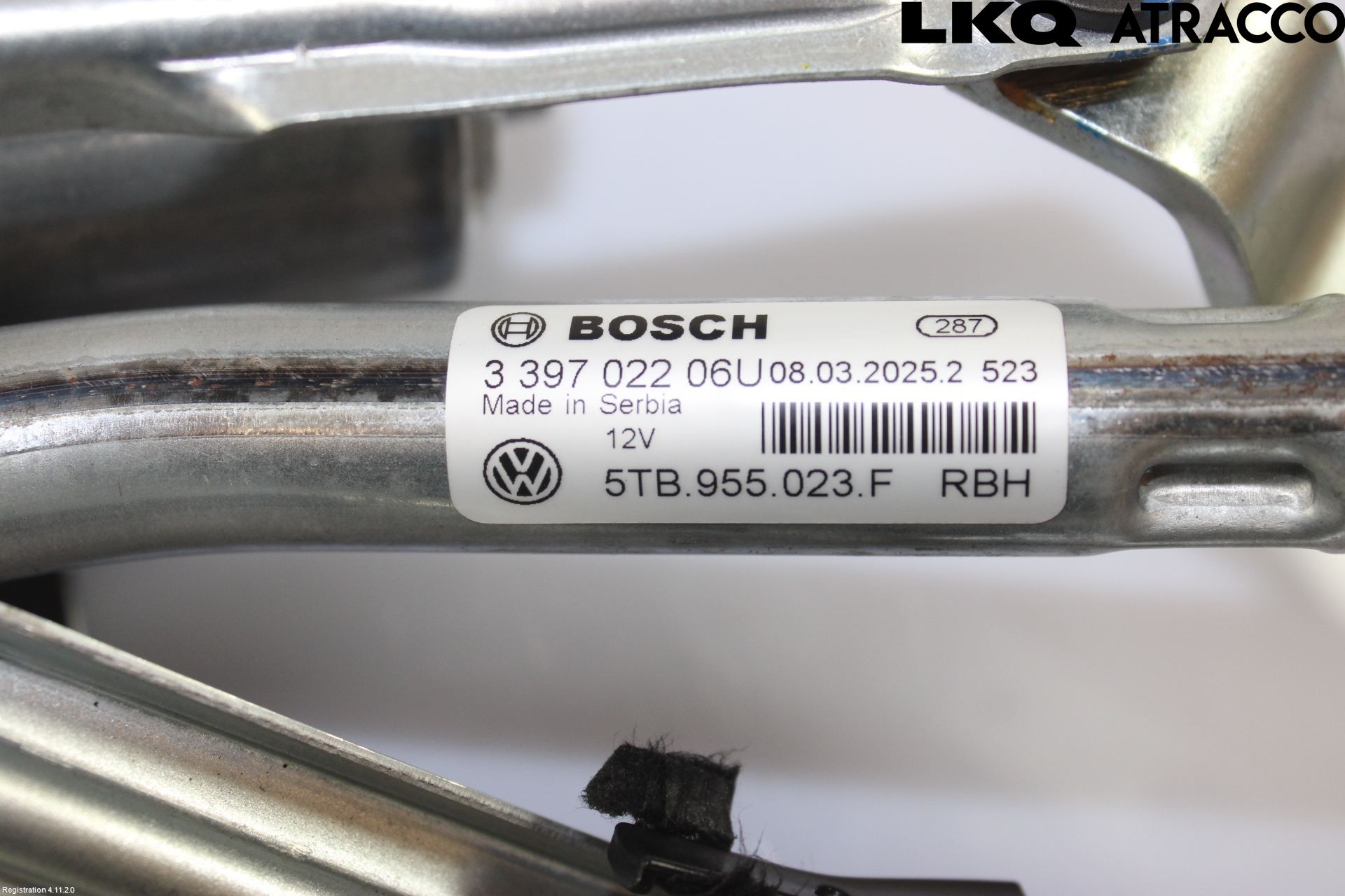 Volkswagen VW TOURAN 16- Viskeroverføring Frontrute
