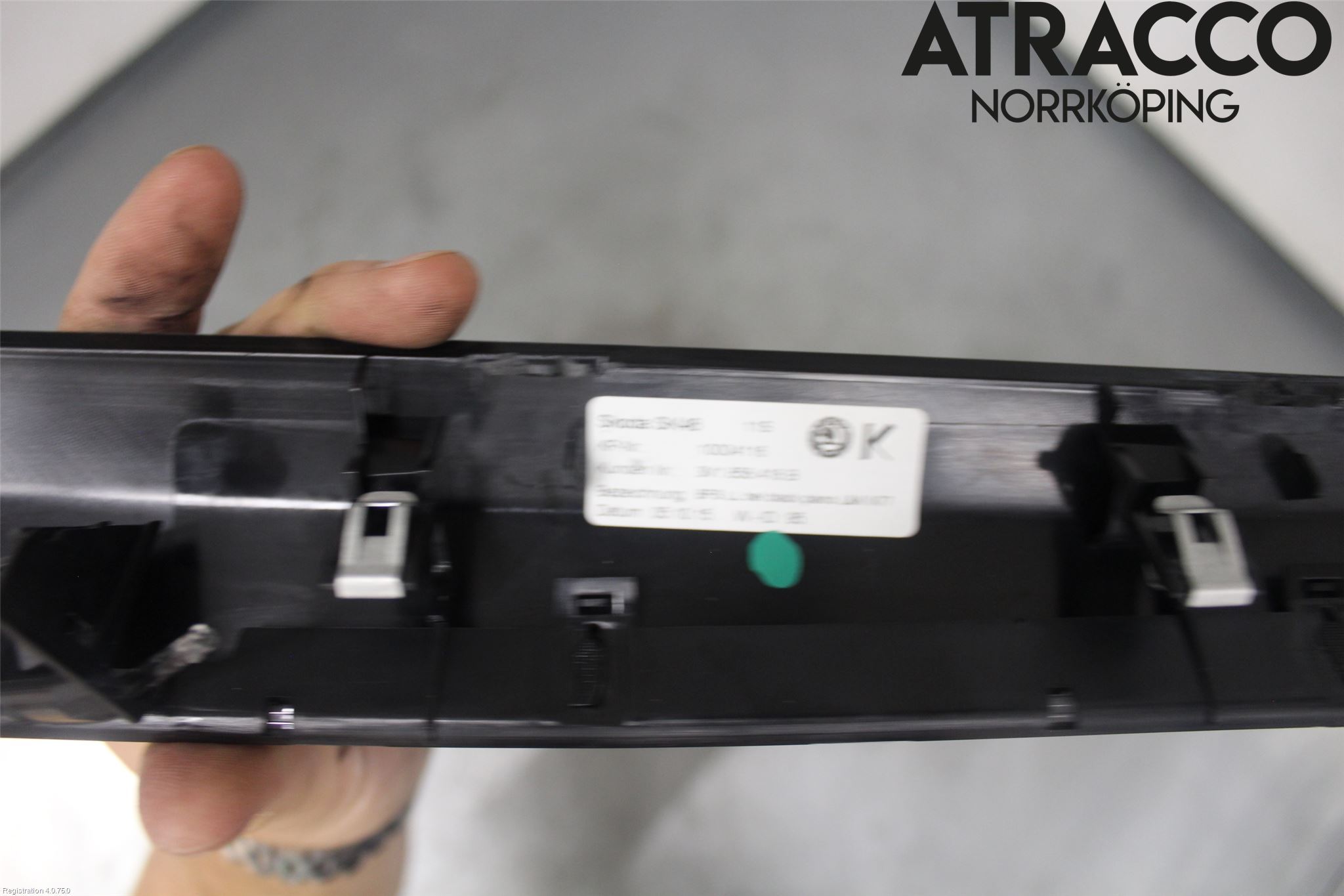 Skoda SUPERB 09-15 Innr Dekor Instrbord