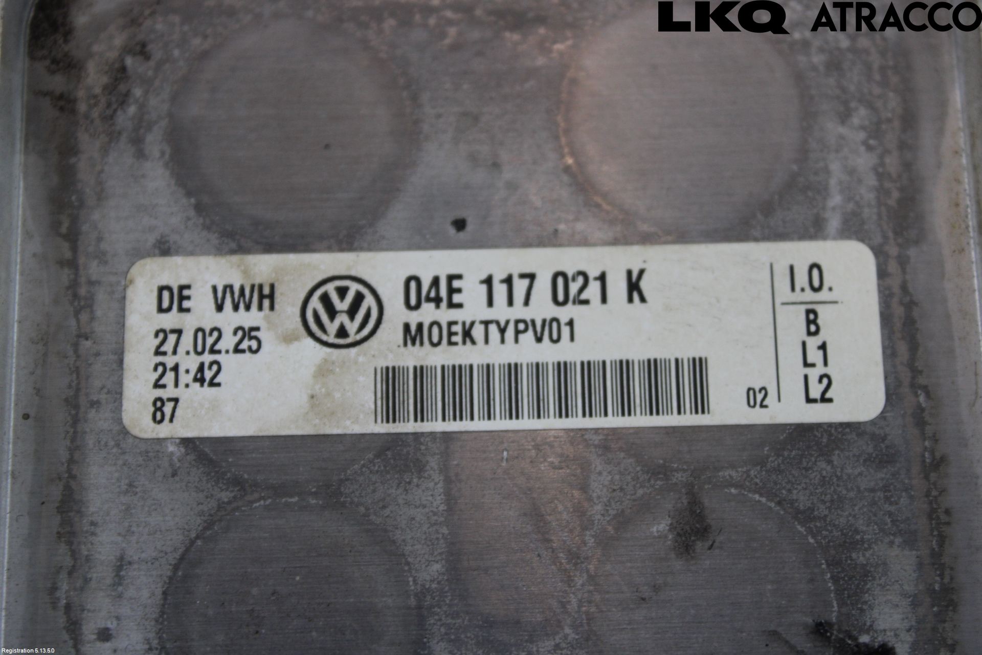 Audi A3/S3 8Y 21- Radiator Oljekjøler Motor