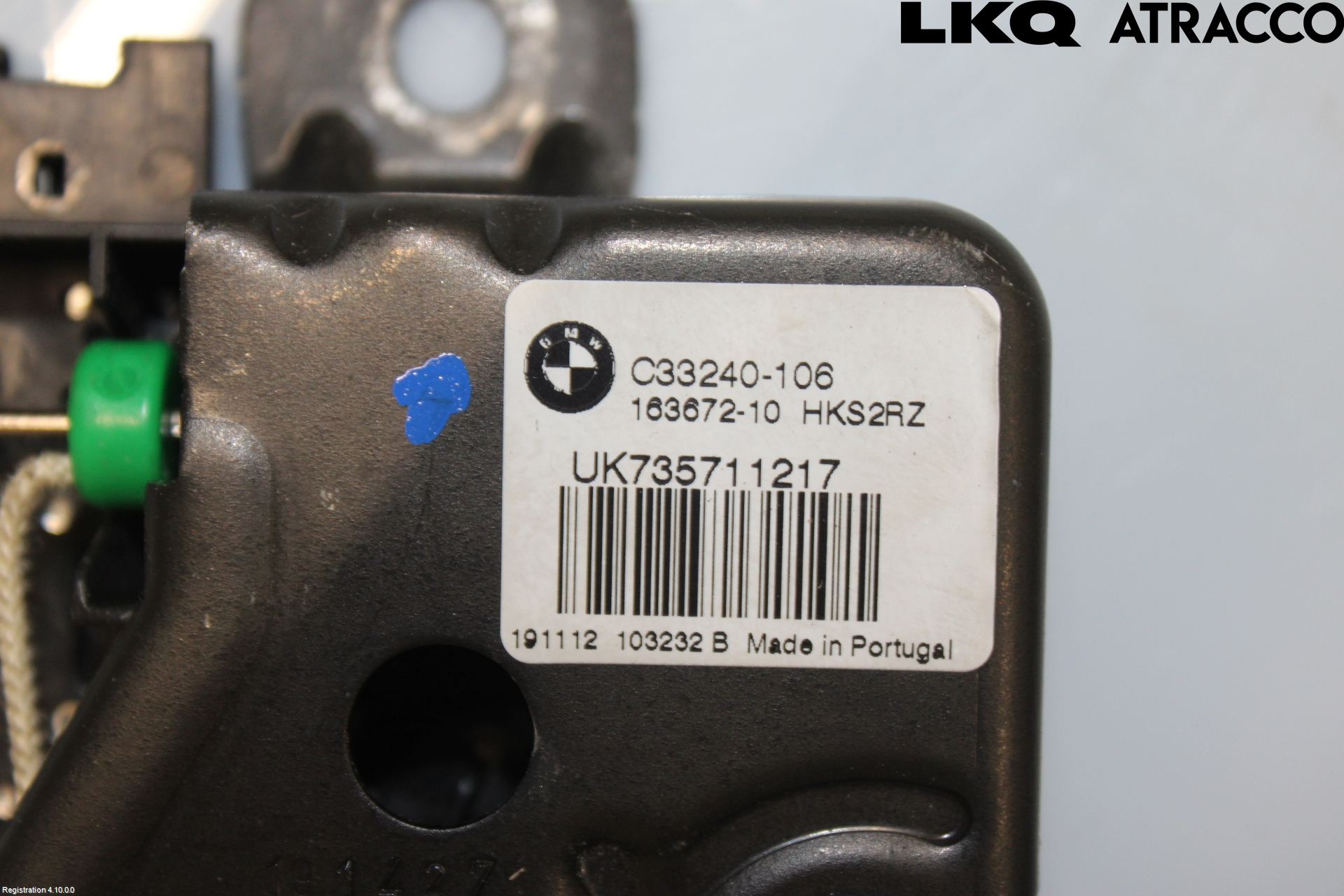 BMW 5 G30/G31/F90 17-23 Bakluke-Lokk Låsekasse