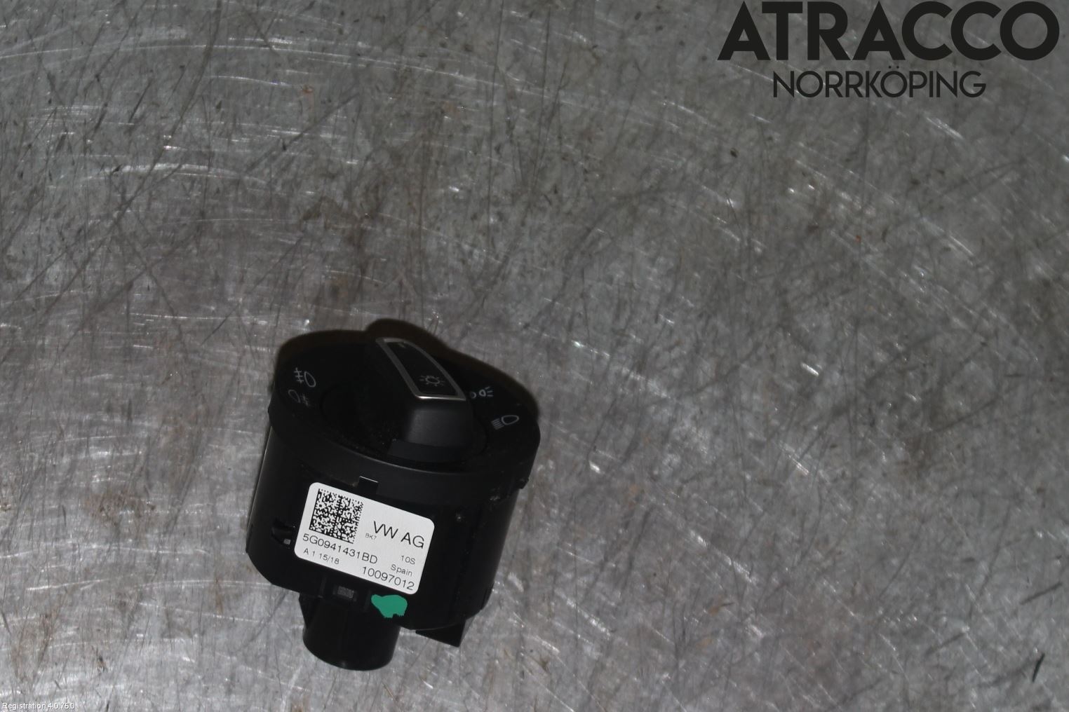 Volkswagen VW GOLF / E-GOLF VII 13-20 Bryter Hovedlys