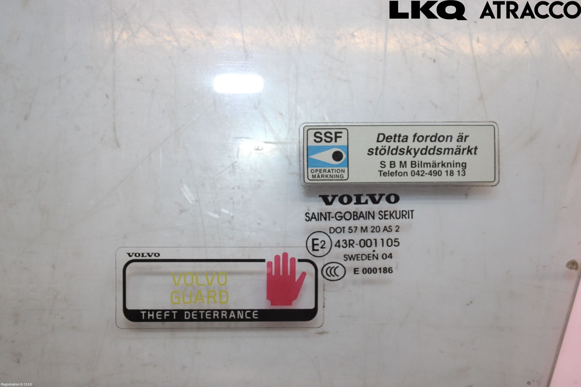 Volvo V50 04-07 Dørrute Foran Venstre 4 Dørs