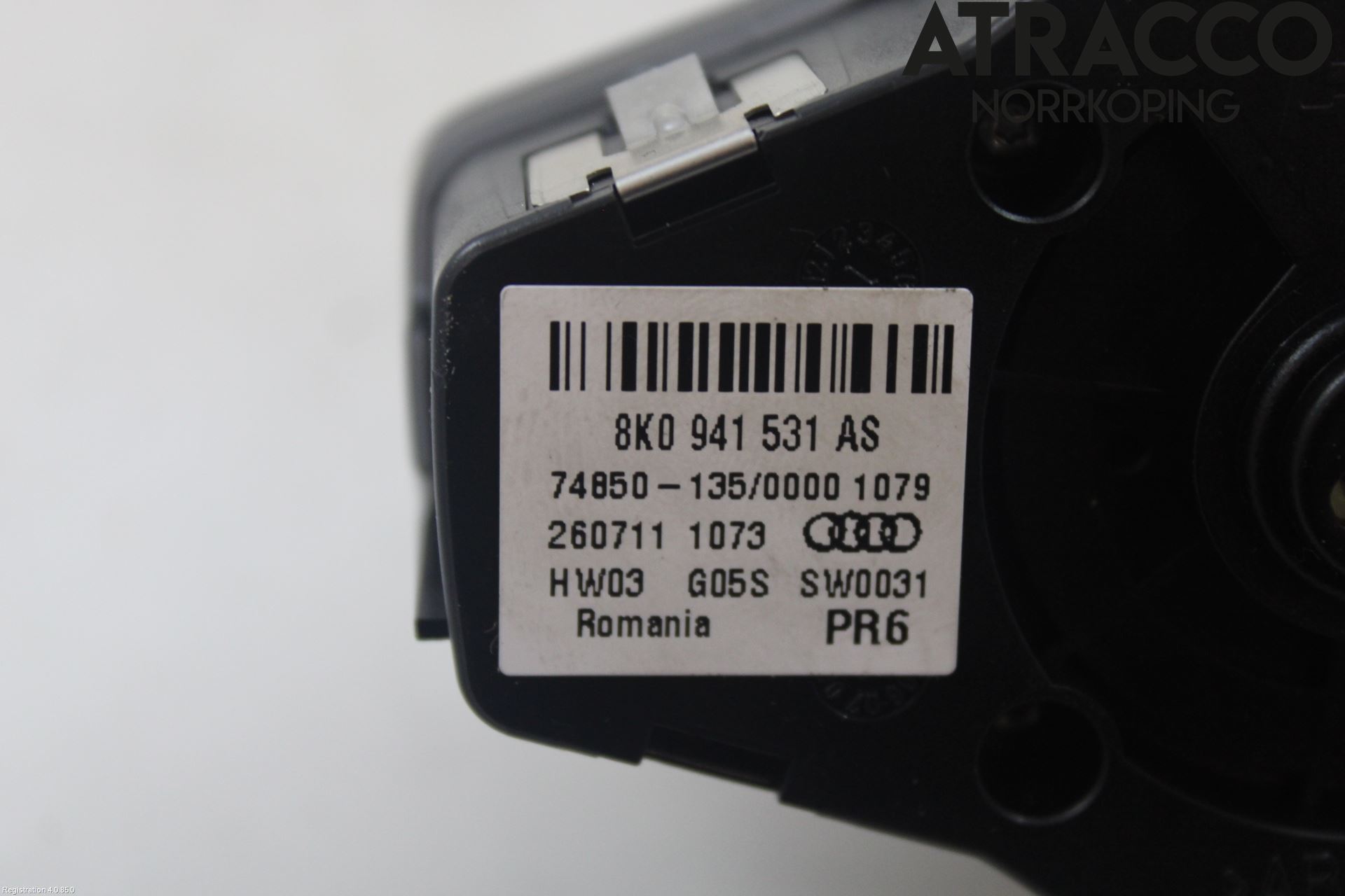 Audi A4/S4 08-11 Bryter Hovedlys
