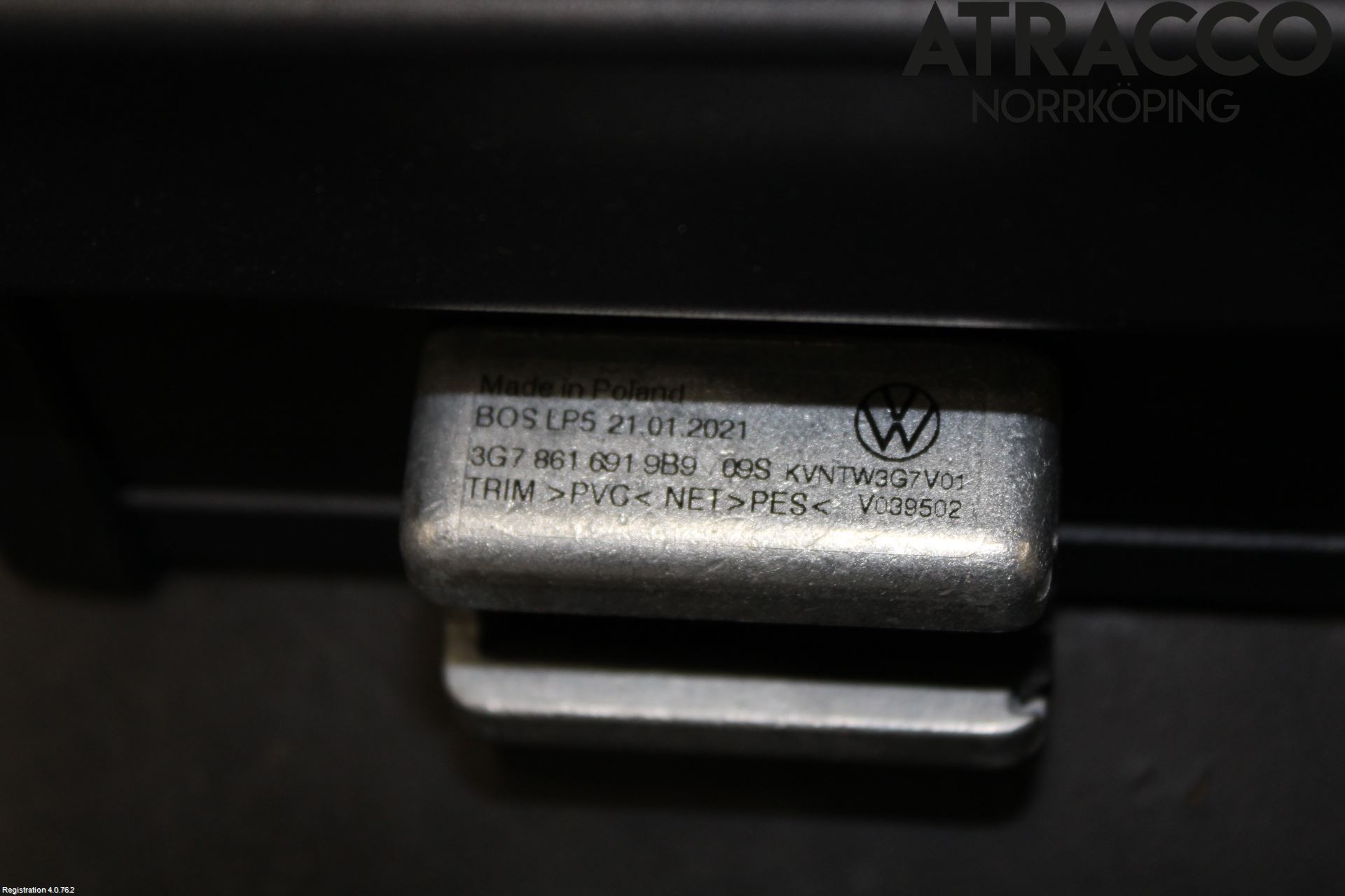 Volkswagen VW ARTEON 17- Innr Lastenett