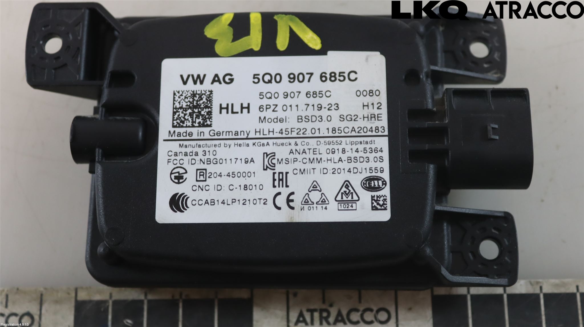 Skoda OCTAVIA (5E) 13-20 Sensor Kollisjonsbeskyttelse