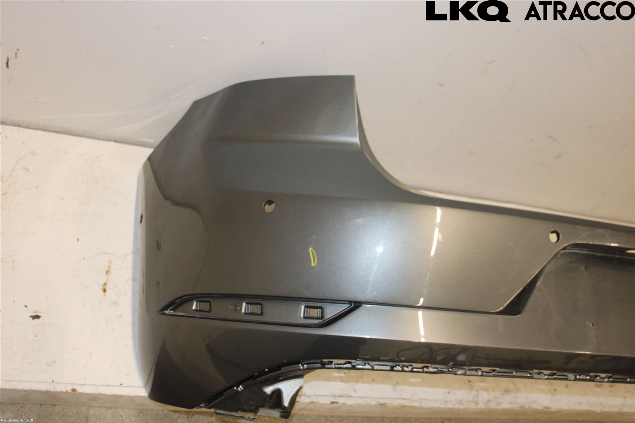Volkswagen VW GOLF / E-GOLF VII 13-20 Støtfanger Bak Overtrekk