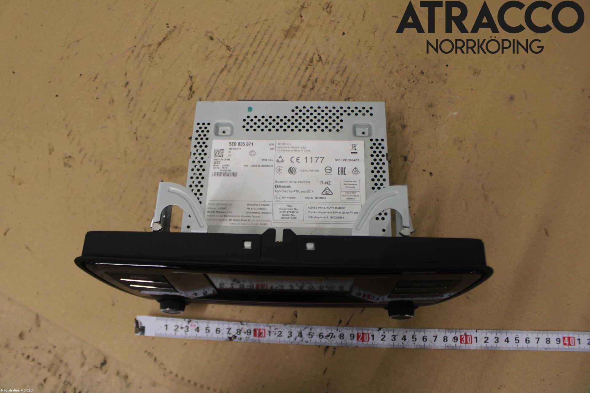 Skoda OCTAVIA (5E) 13-20 Stereo Radio Med Cd