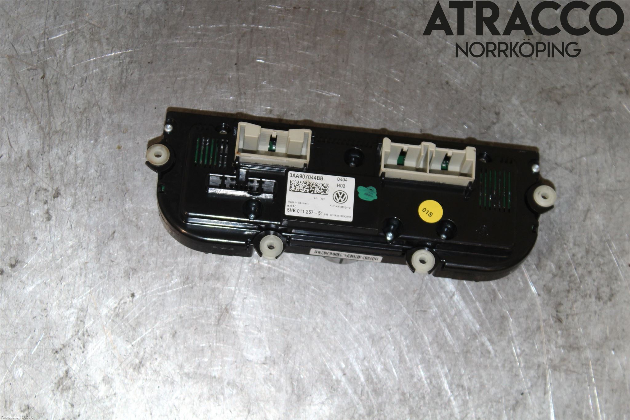 Volkswagen VW TOURAN 10-15 Varmeapparat Panel(Regulering)