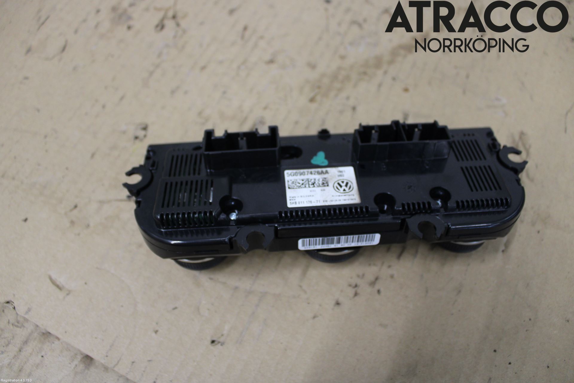 Volkswagen VW GOLF SPORTSVAN 15-20 Varmeapparat Panel(Regulering)