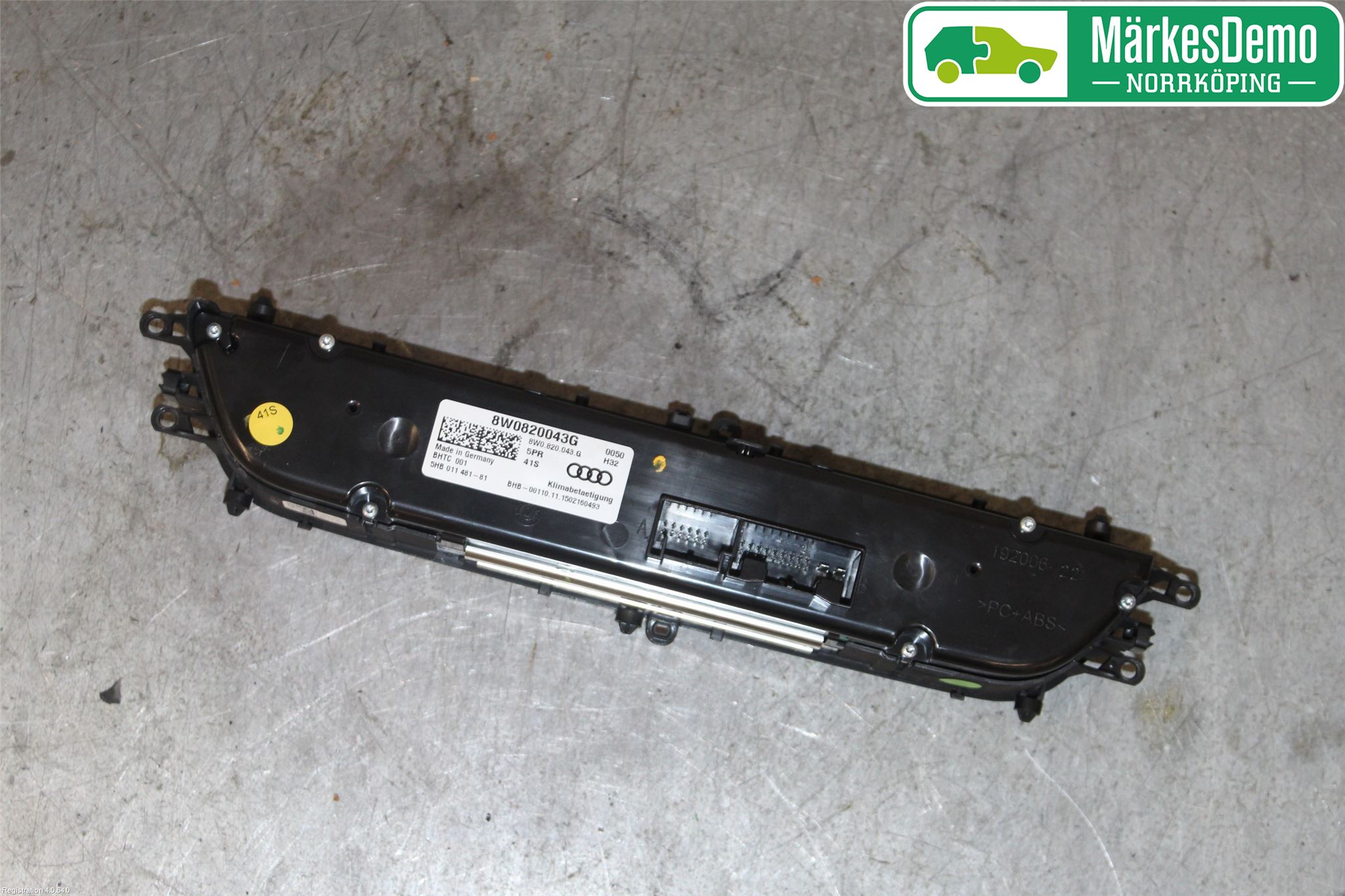 Audi A4/S4 B9 16-19 Varmeapparat Panel(Regulering)
