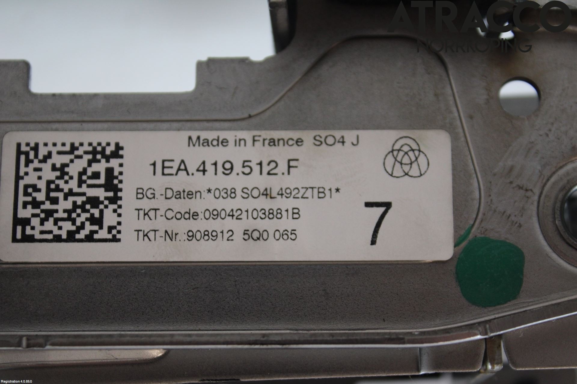Volkswagen VW ID.4 21- Rattakselaggregat Justerbart