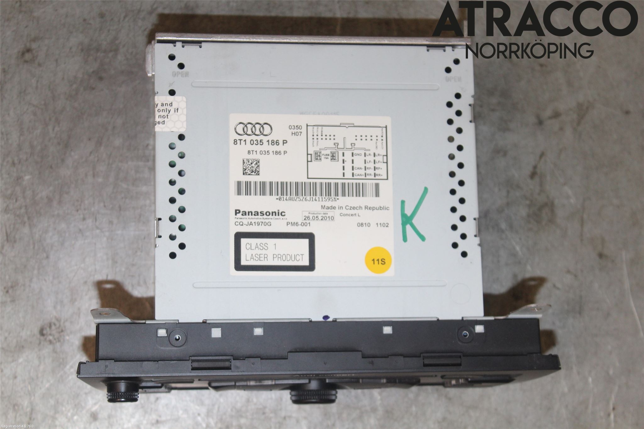 Audi A4/S4 08-11 Stereo Radio Med Cd