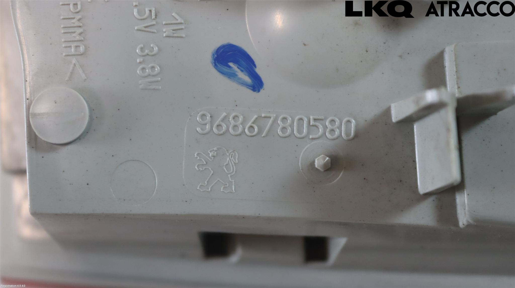 Peugeot 508 11-18 Baklykt Venstre  På Luke(Indre