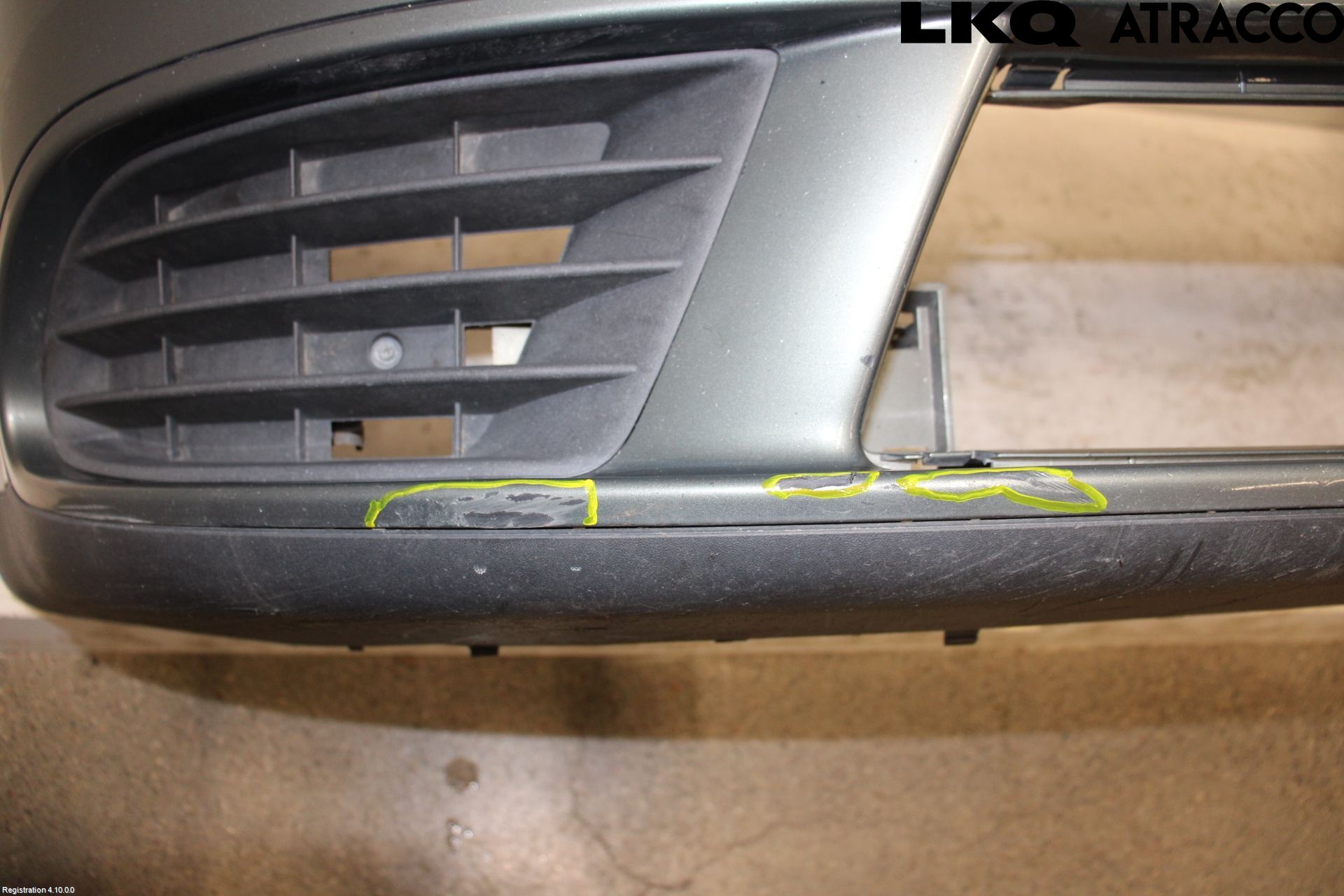Volkswagen VW GOLF PLUS/CROSS GOLF 04-14 Støtfanger Foran Plastdeksel