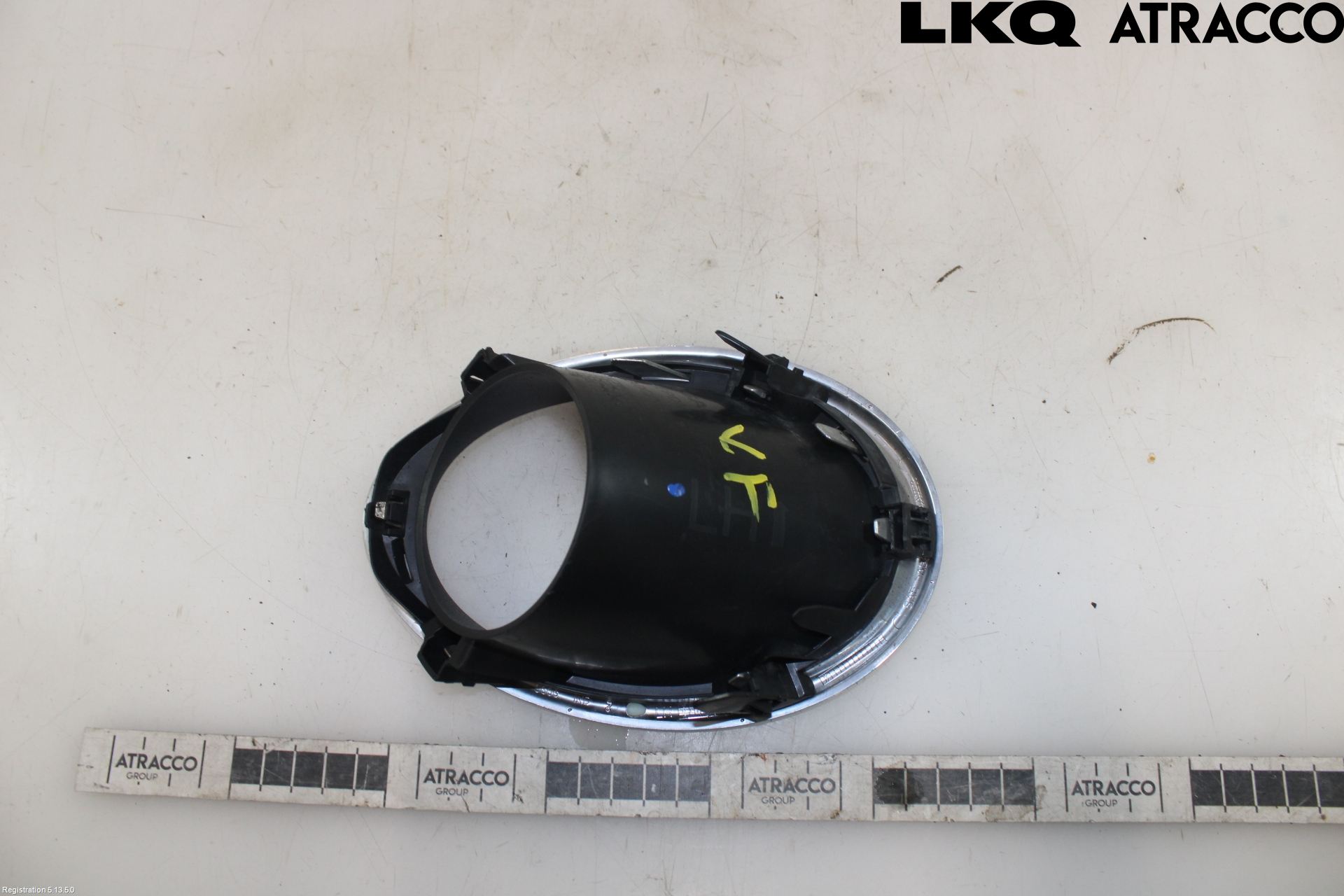 Nissan QASHQAI 14-17 Frontlykt Kurve-Tåkelys Ramme