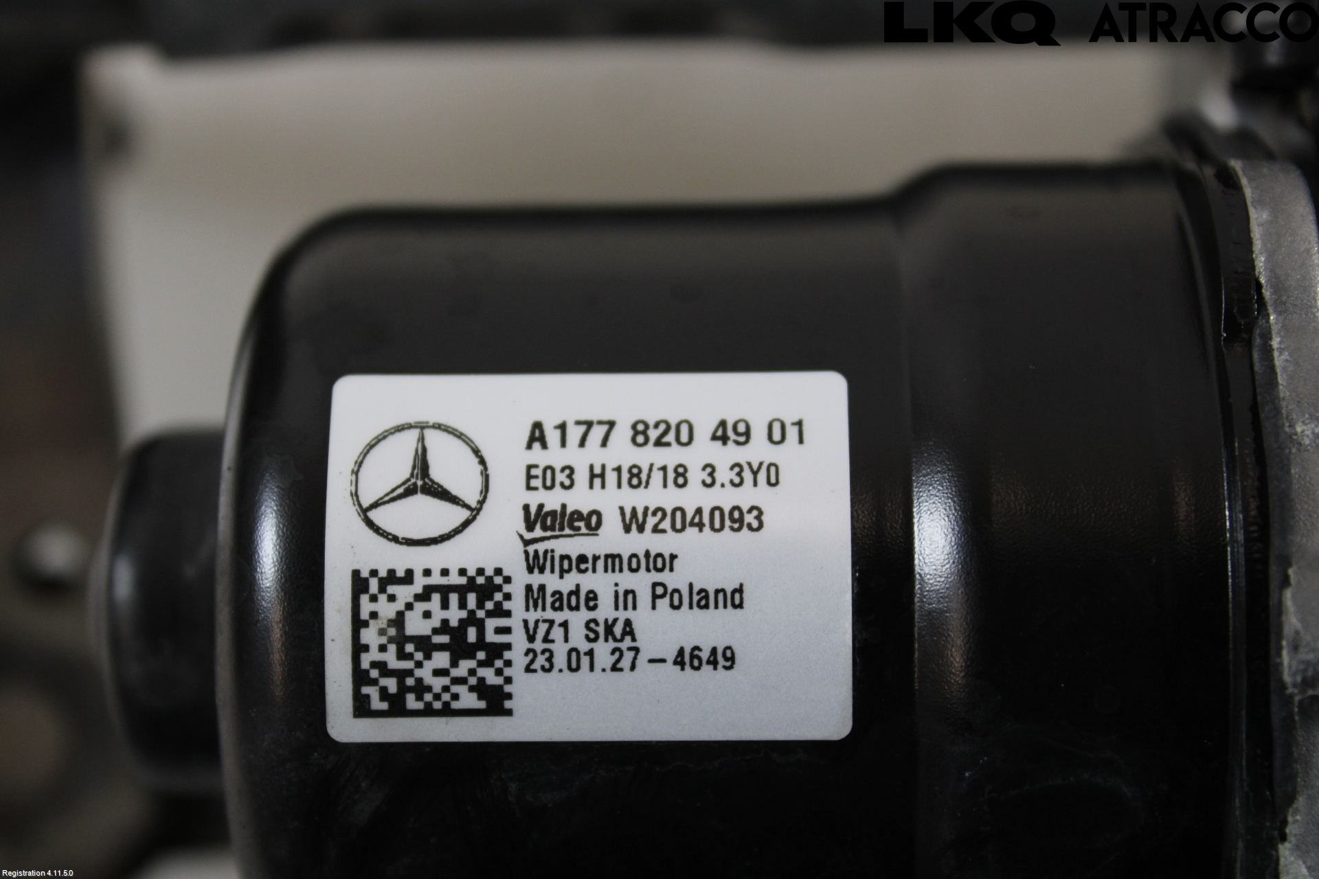 Mercedes-Benz MB CLA-KLASS (C118/X118) 19- Viskeroverføring Frontrute