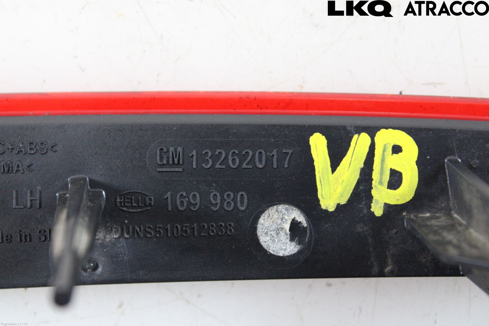 Opel ASTRA J 10-15 Refleks Bak