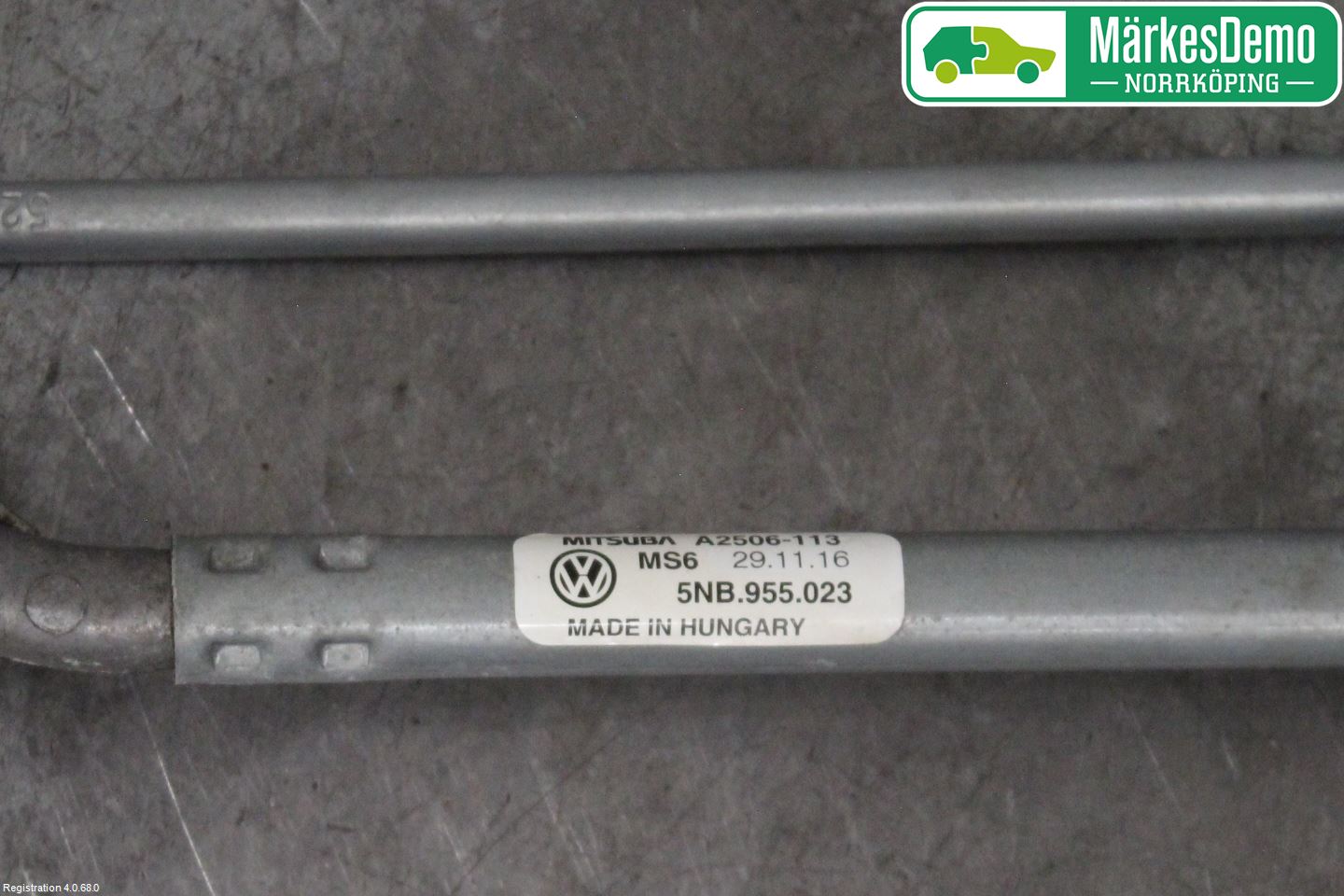 Volkswagen VW TIGUAN 16-24 Viskeroverføring Frontrute