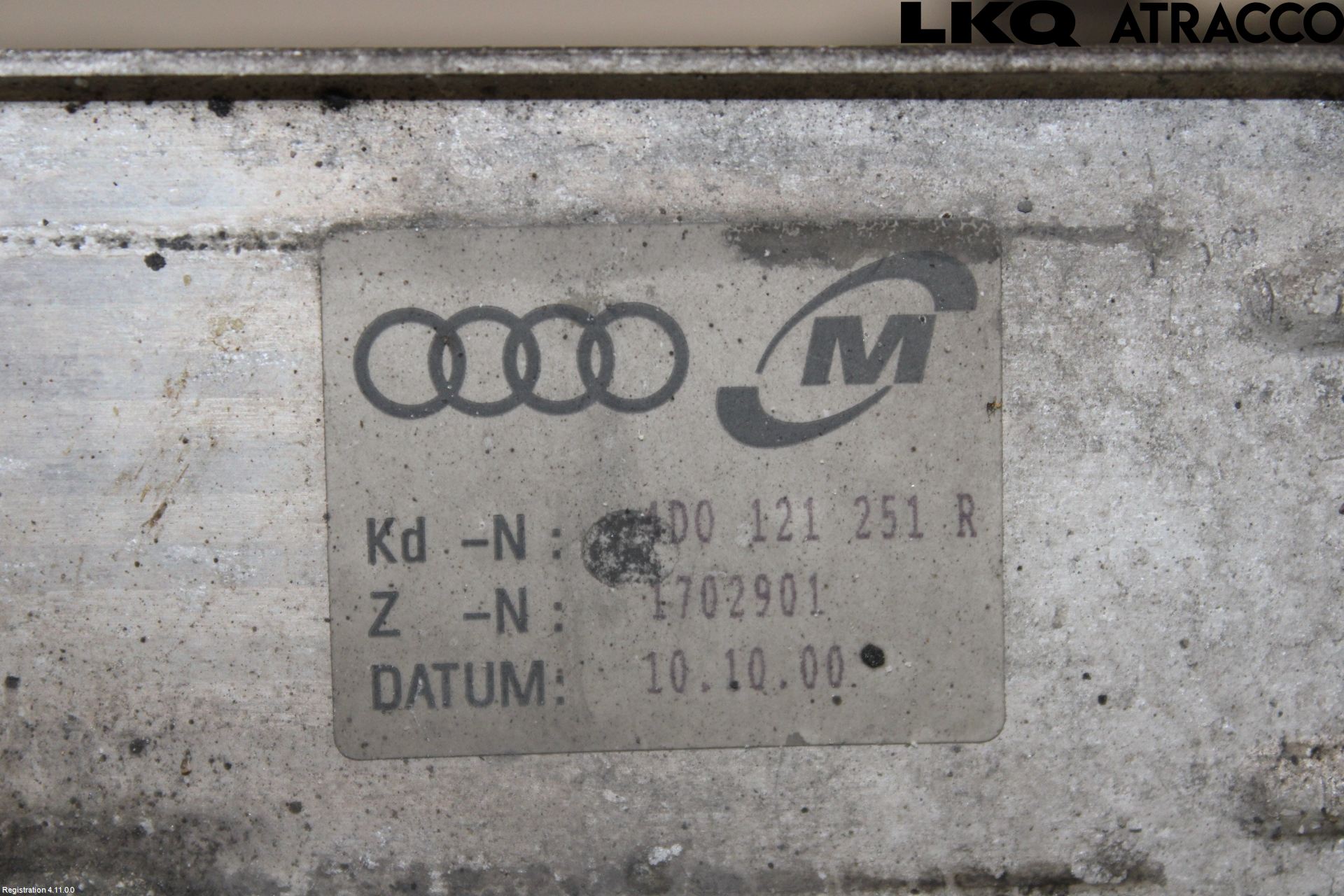 Audi A8/S8 4D 94-02 Radiator Automat