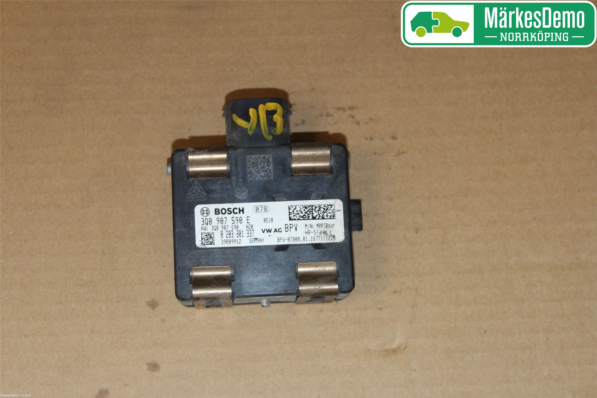 Volkswagen VW PASSAT 15-19 Sensor Kollisjonsbeskyttelse